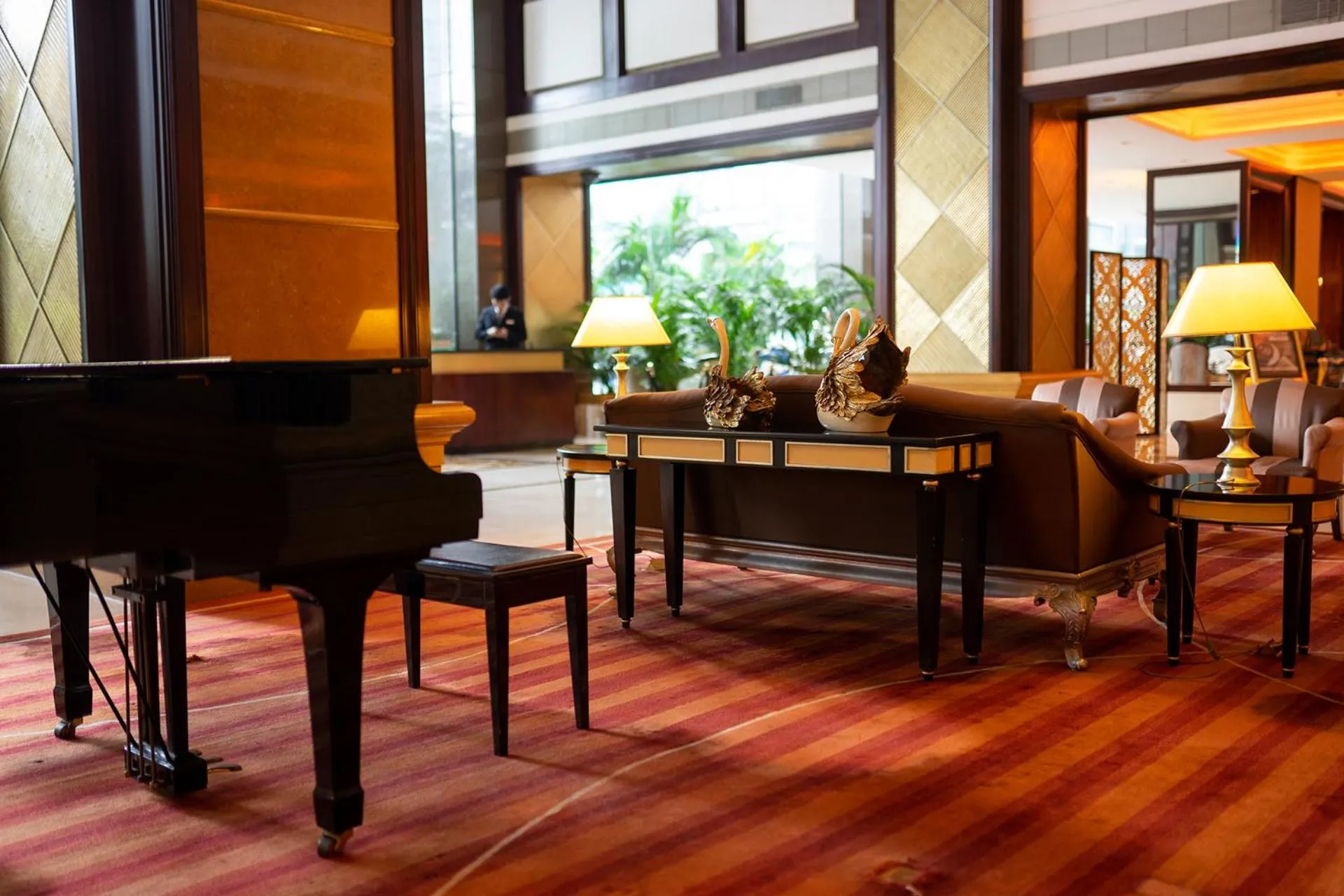 Lobby or reception in Grand International Hotel
