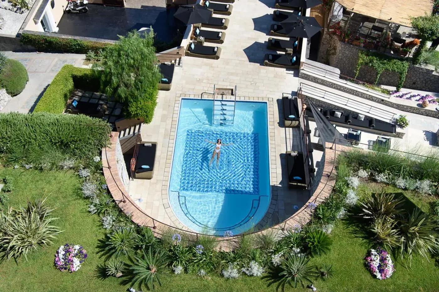 Bird's eye view, Pool View in Villa Marina Capri Hotel & Spa