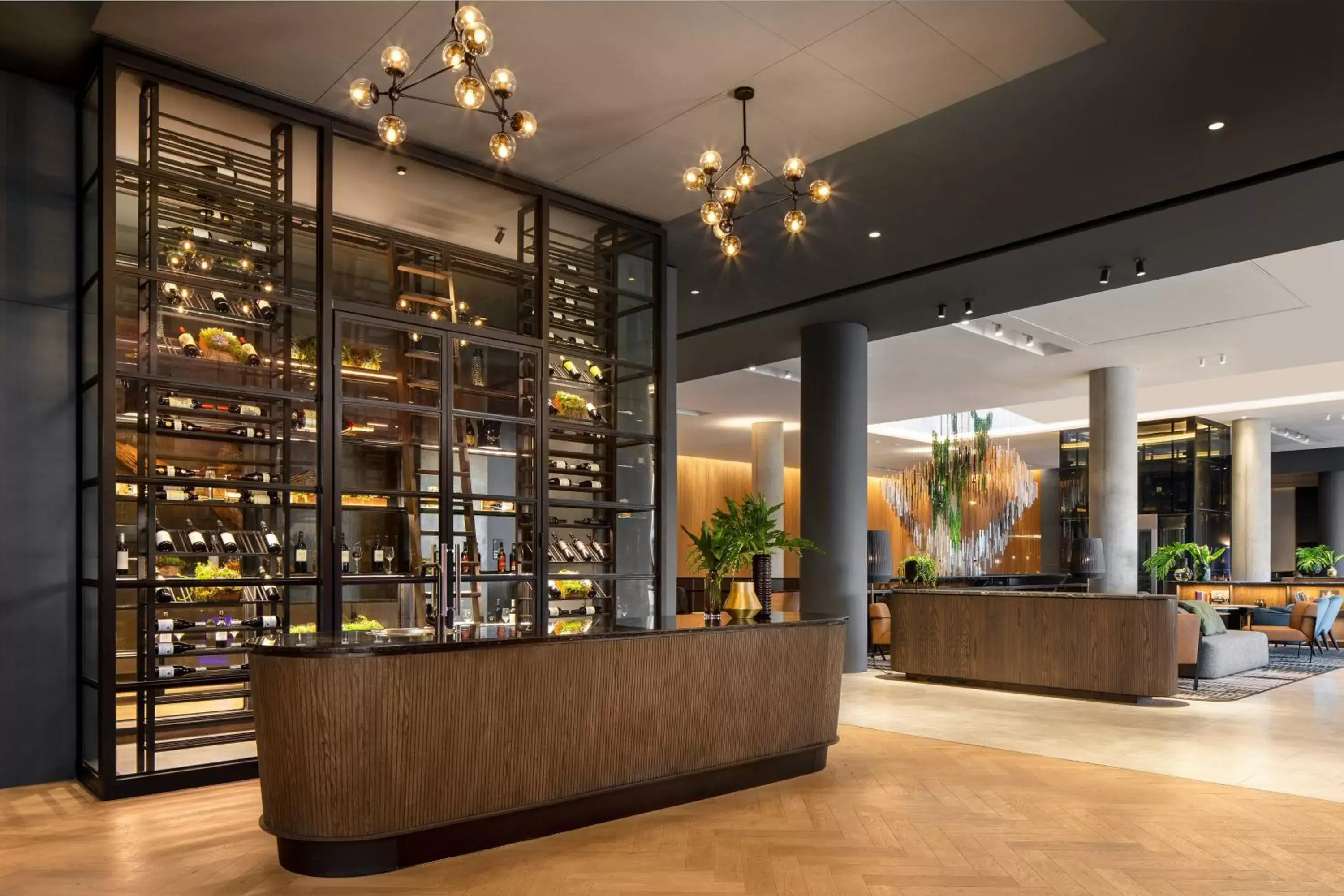 Restaurant/places to eat, Lobby/Reception in Johannesburg Marriott Hotel Melrose Arch