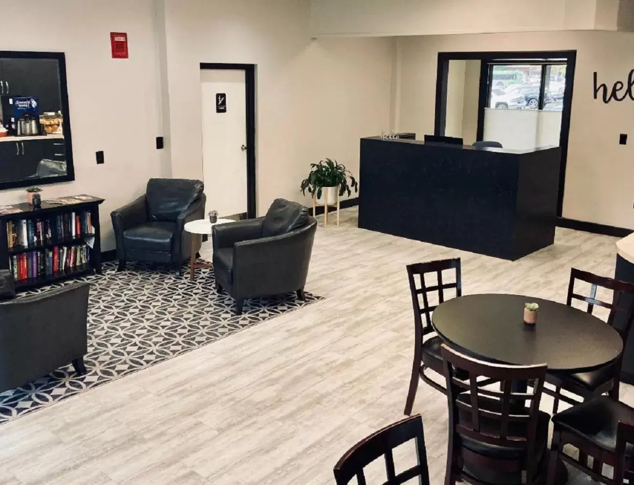 Lobby or reception in University Inn Duke