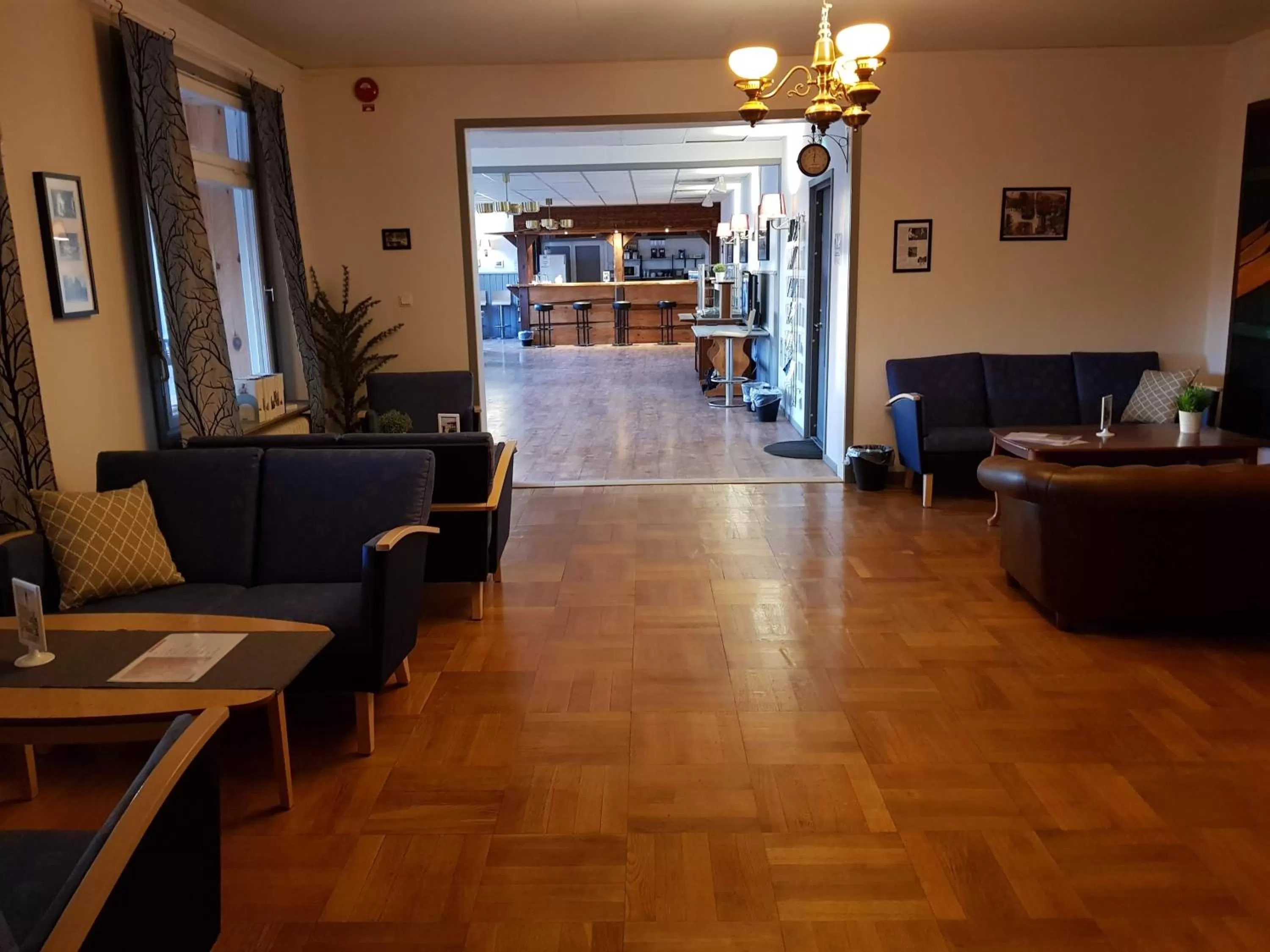 Lounge or bar in Brukshotellet Skinnsberg