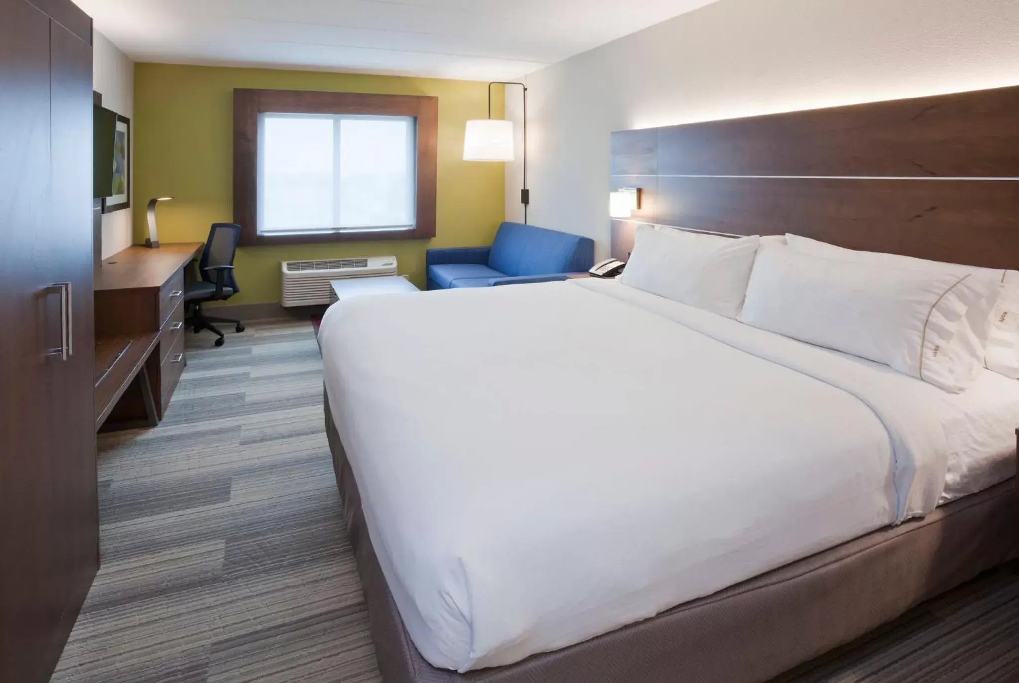 Photo of the whole room, Bed in Holiday Inn Express Roseville-St. Paul, an IHG Hotel