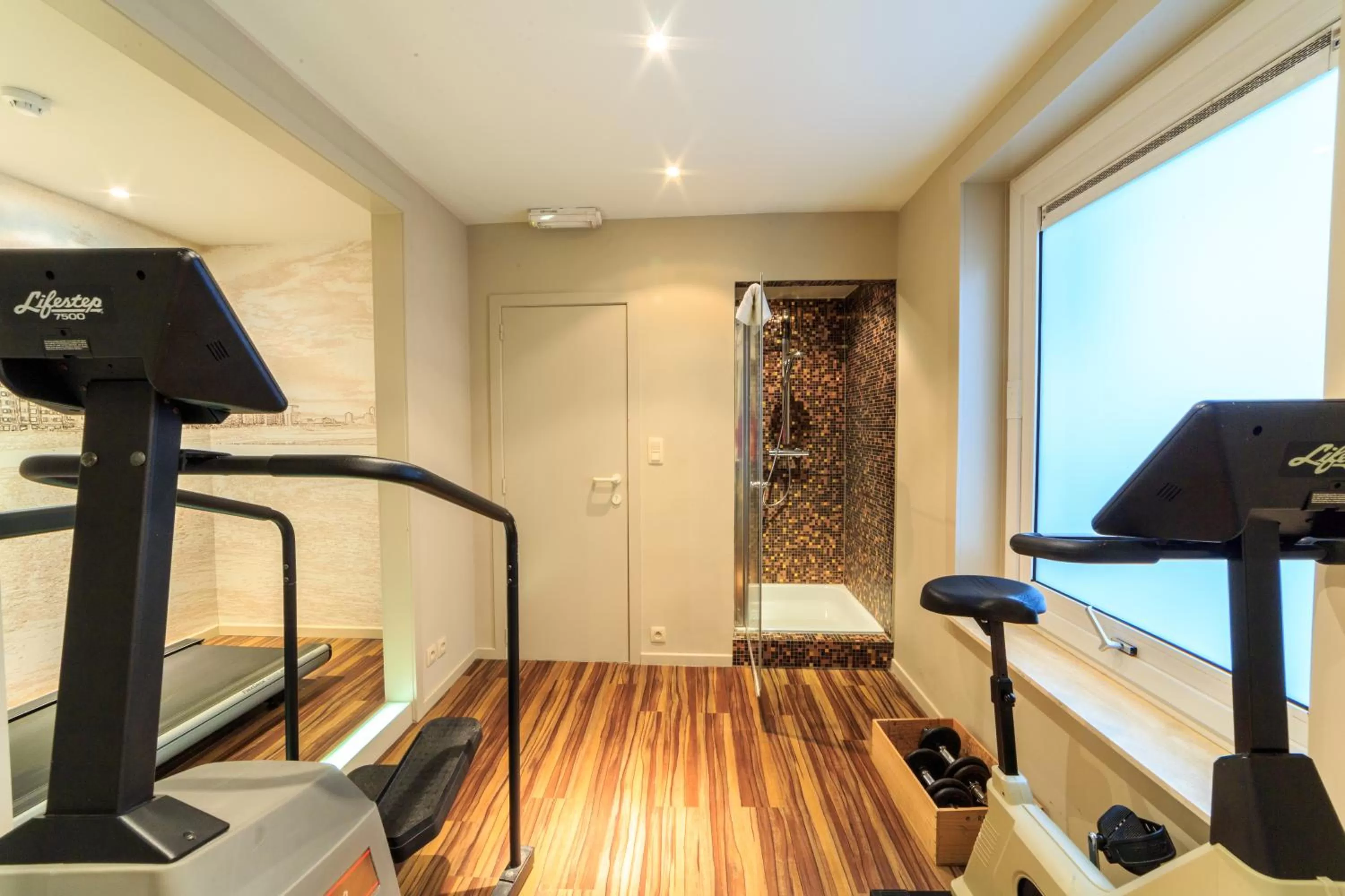 Fitness centre/facilities in Hotel Pacific