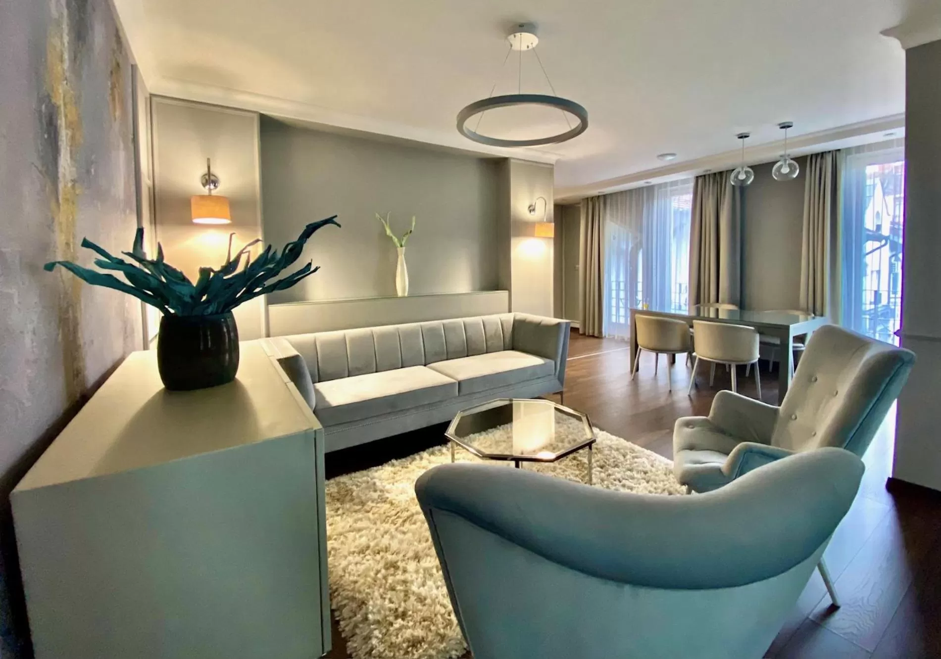 Living room, Seating Area in Boutique Hotel Center