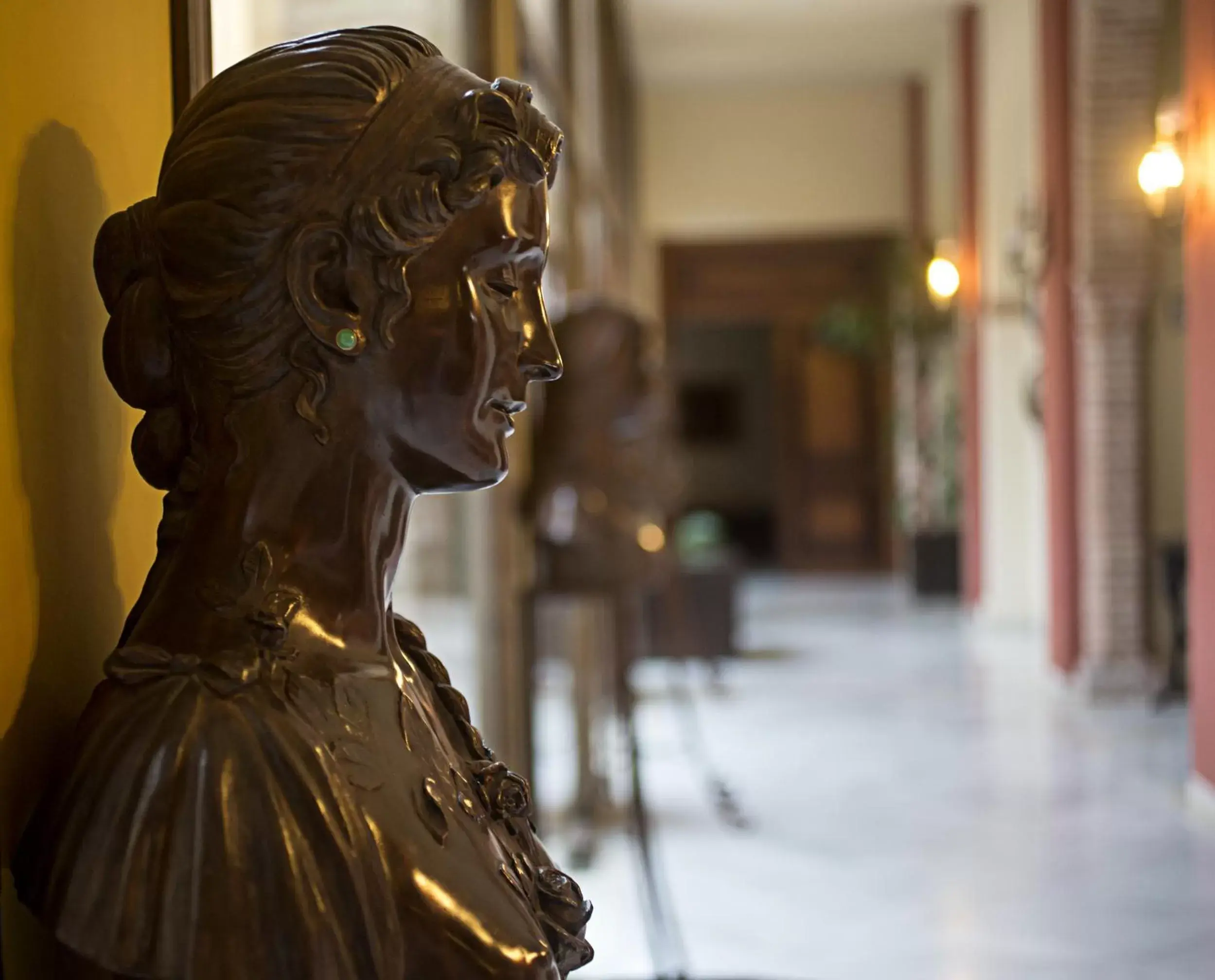 Lobby or reception in Hotel Alcázar de la Reina