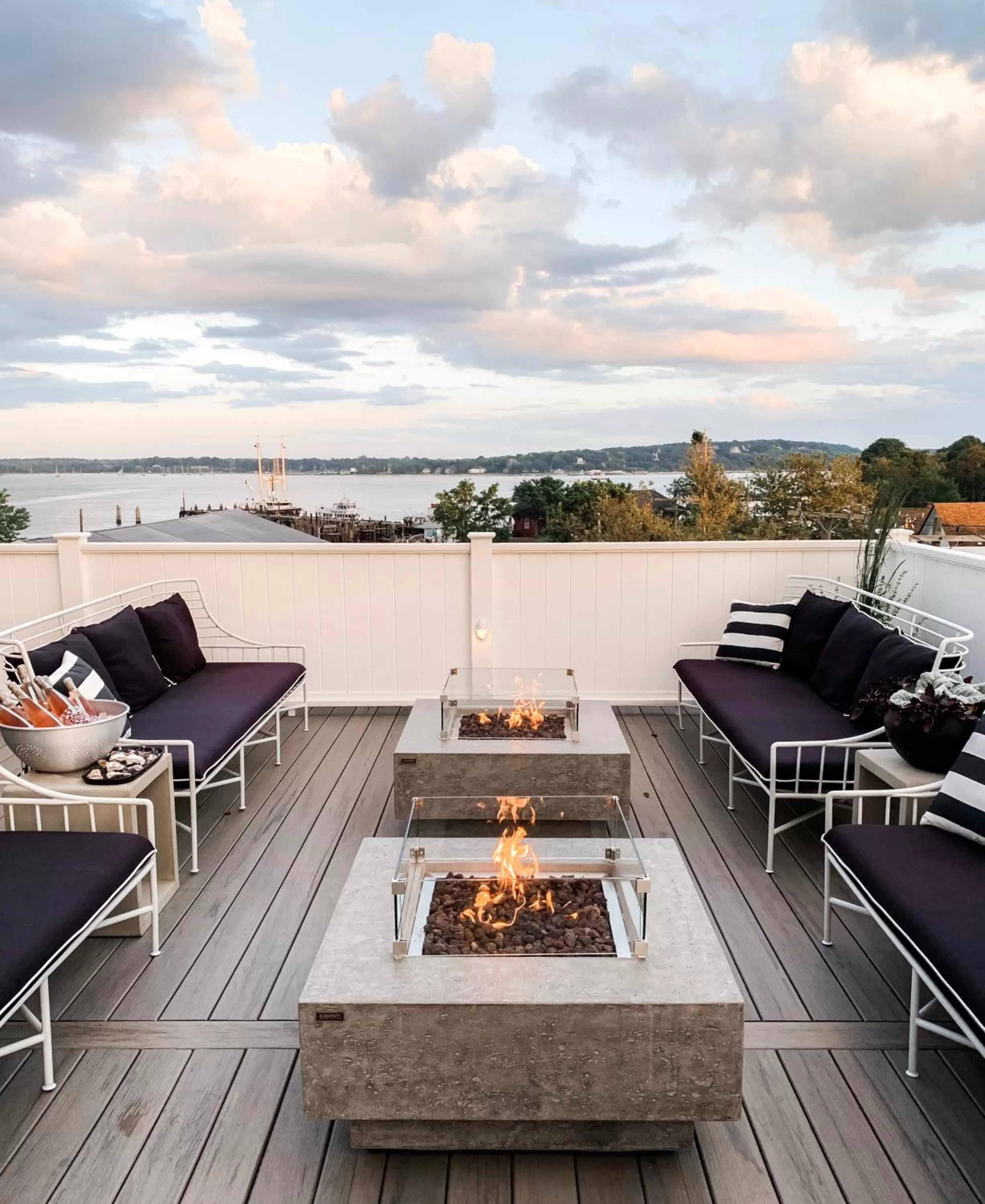 Patio in The Menhaden Hotel