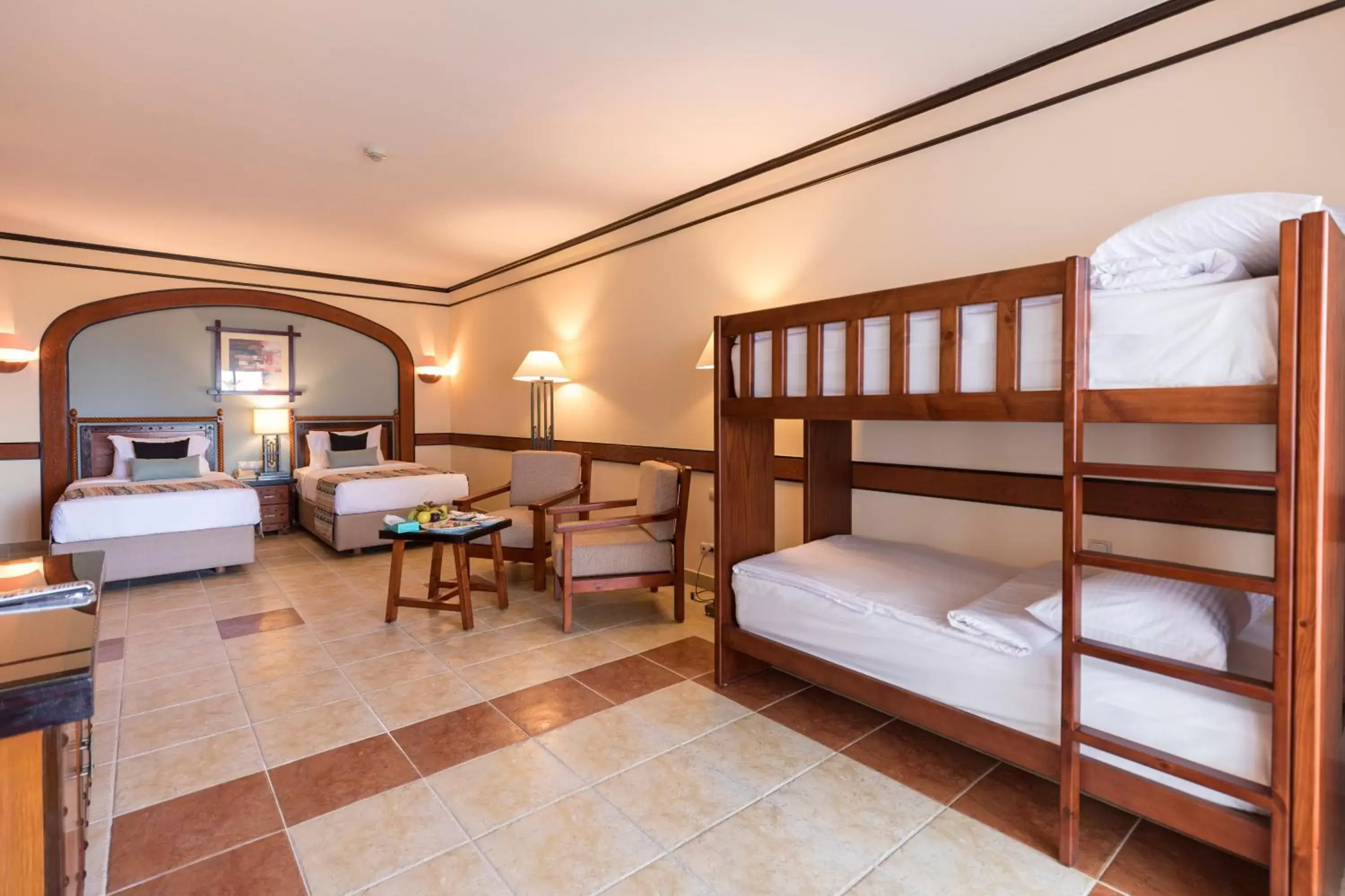 Bed in Sunrise Remal Resort