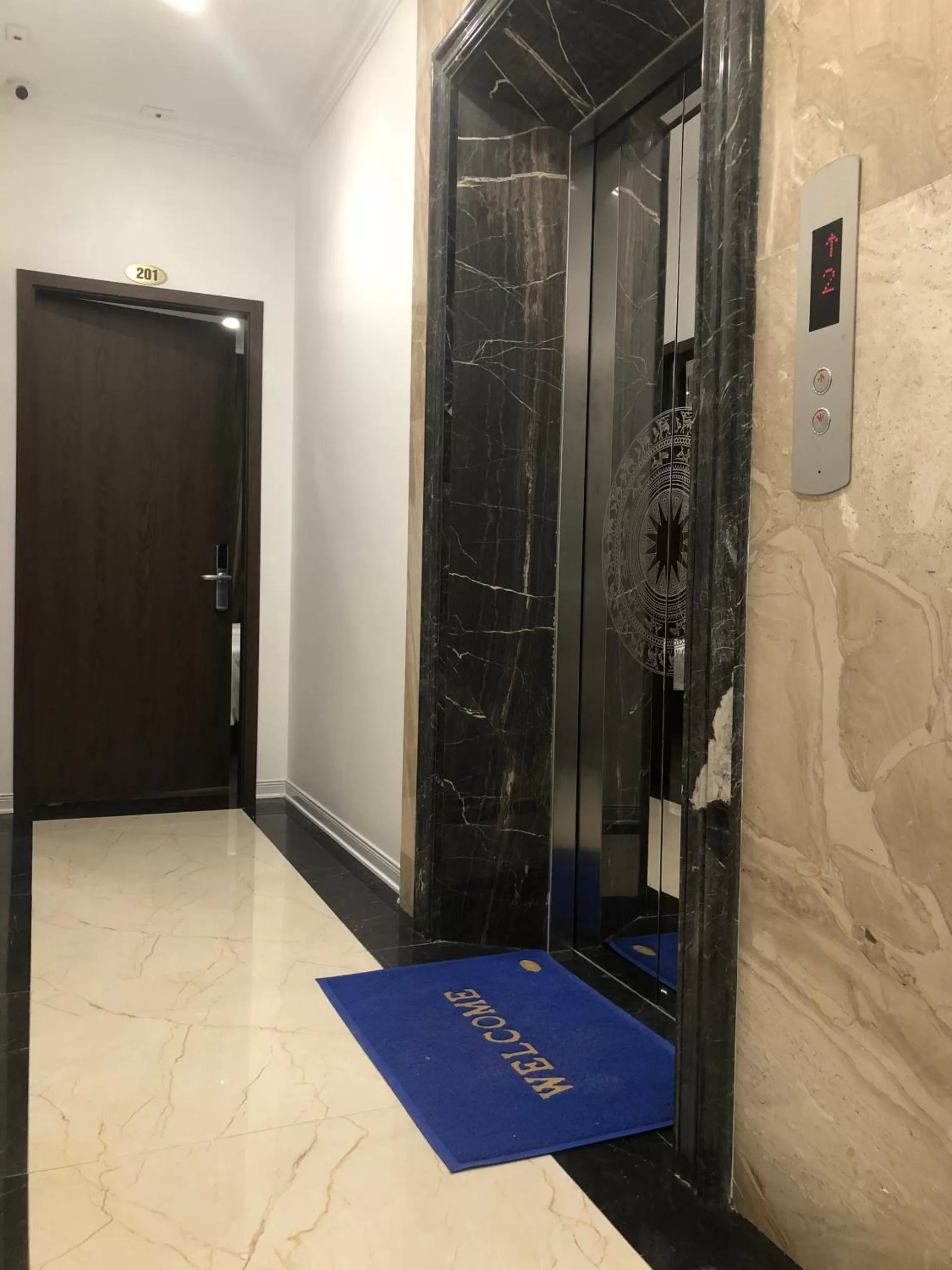 Floor plan in Minh Phong Hotel Ha Long