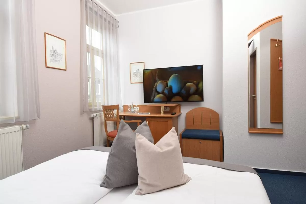 Bed in Hotel Anna Amalia