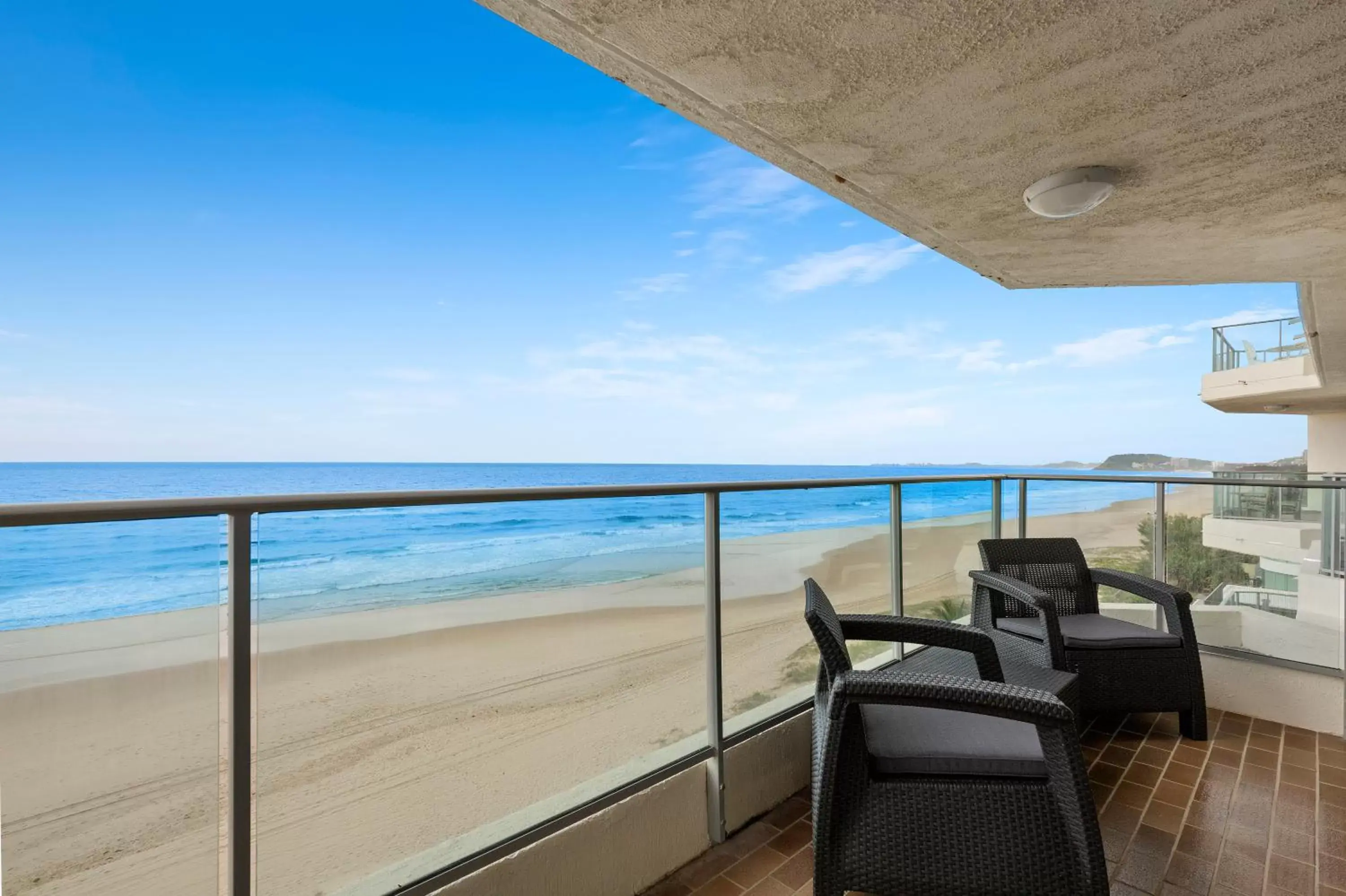 Balcony/Terrace, Sea View in Foreshore Beachfront Apartments