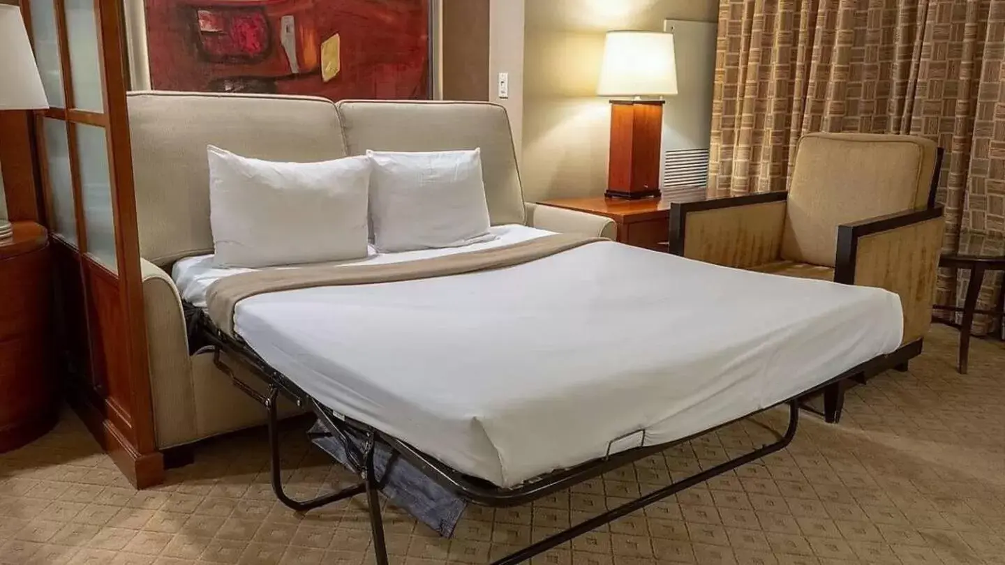 Bed in MGM Signature by FantasticStay