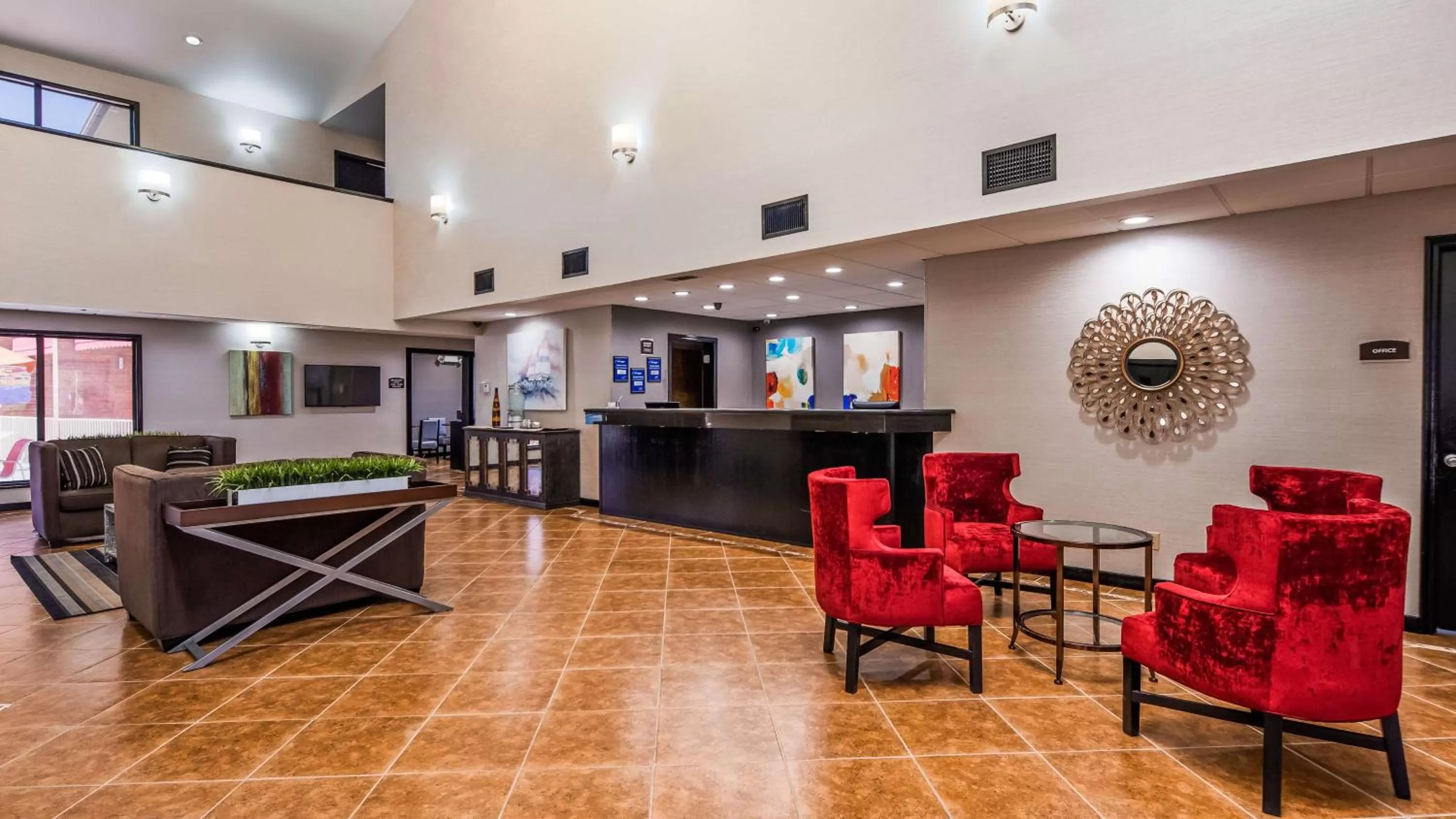 Lobby or reception in Best Western Jacksonville near Little Rock Air Force Base