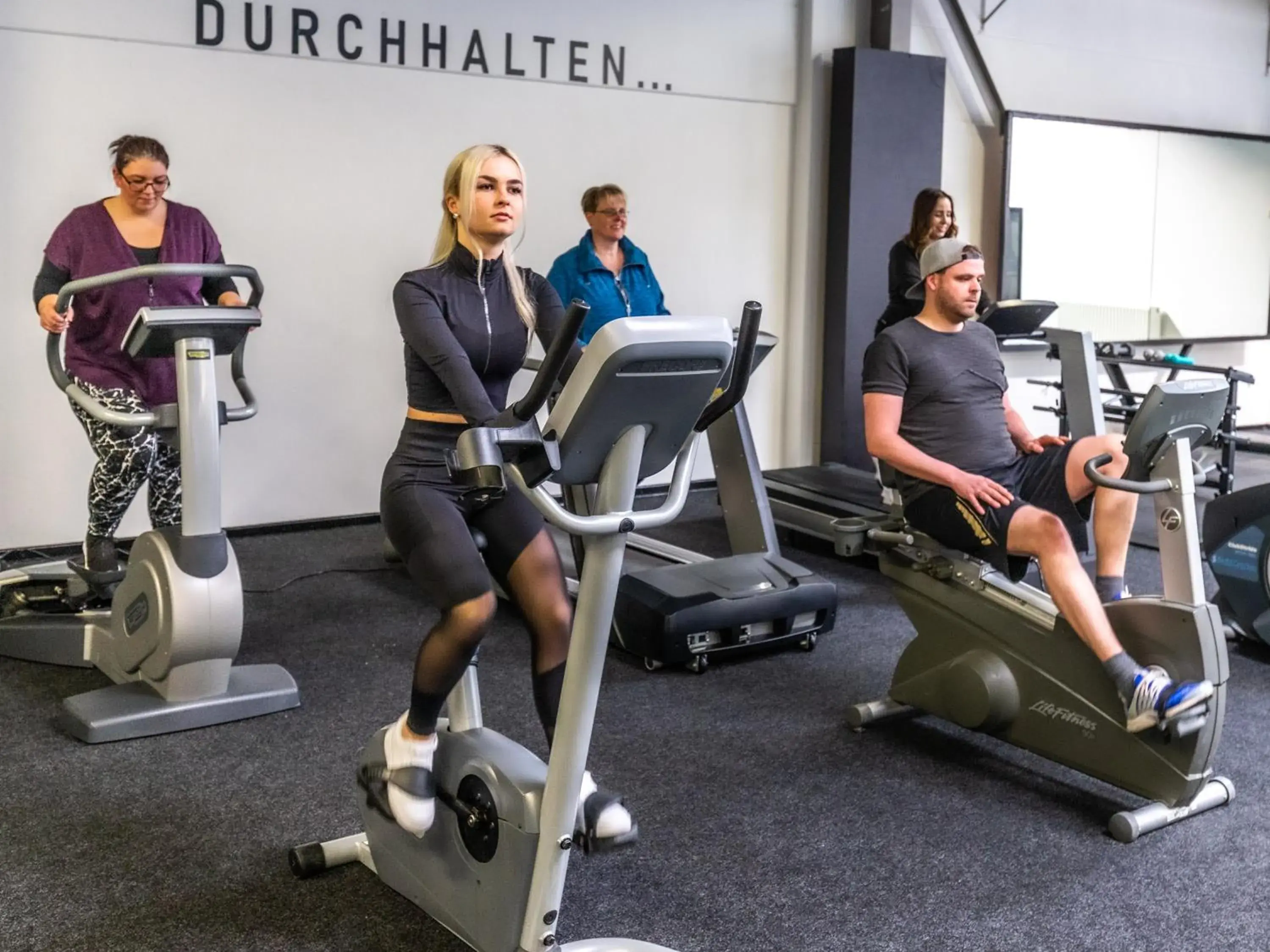 Fitness centre/facilities in Sport- und Tagungshotel De Poort