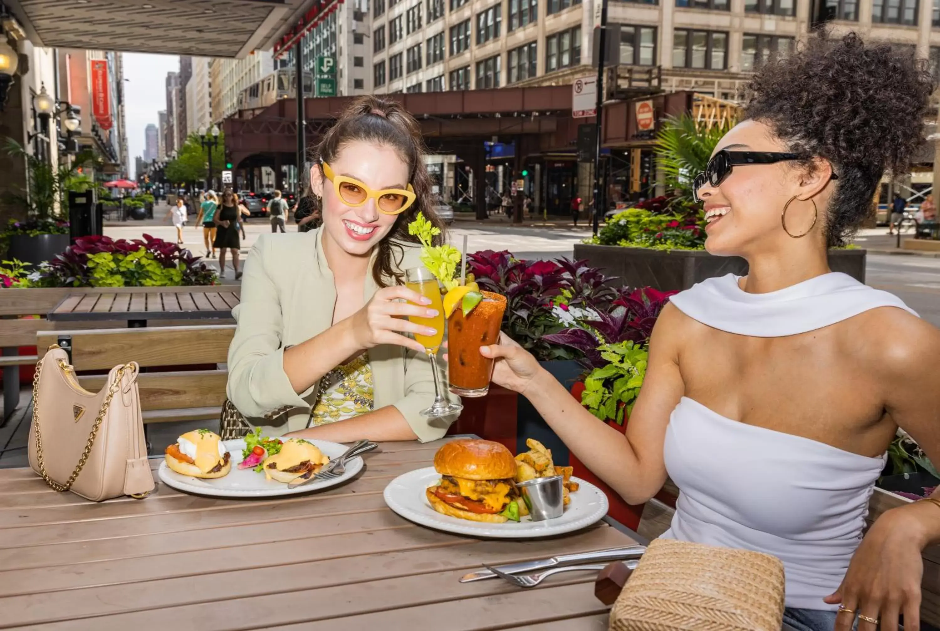 Patio in Virgin Hotels Chicago