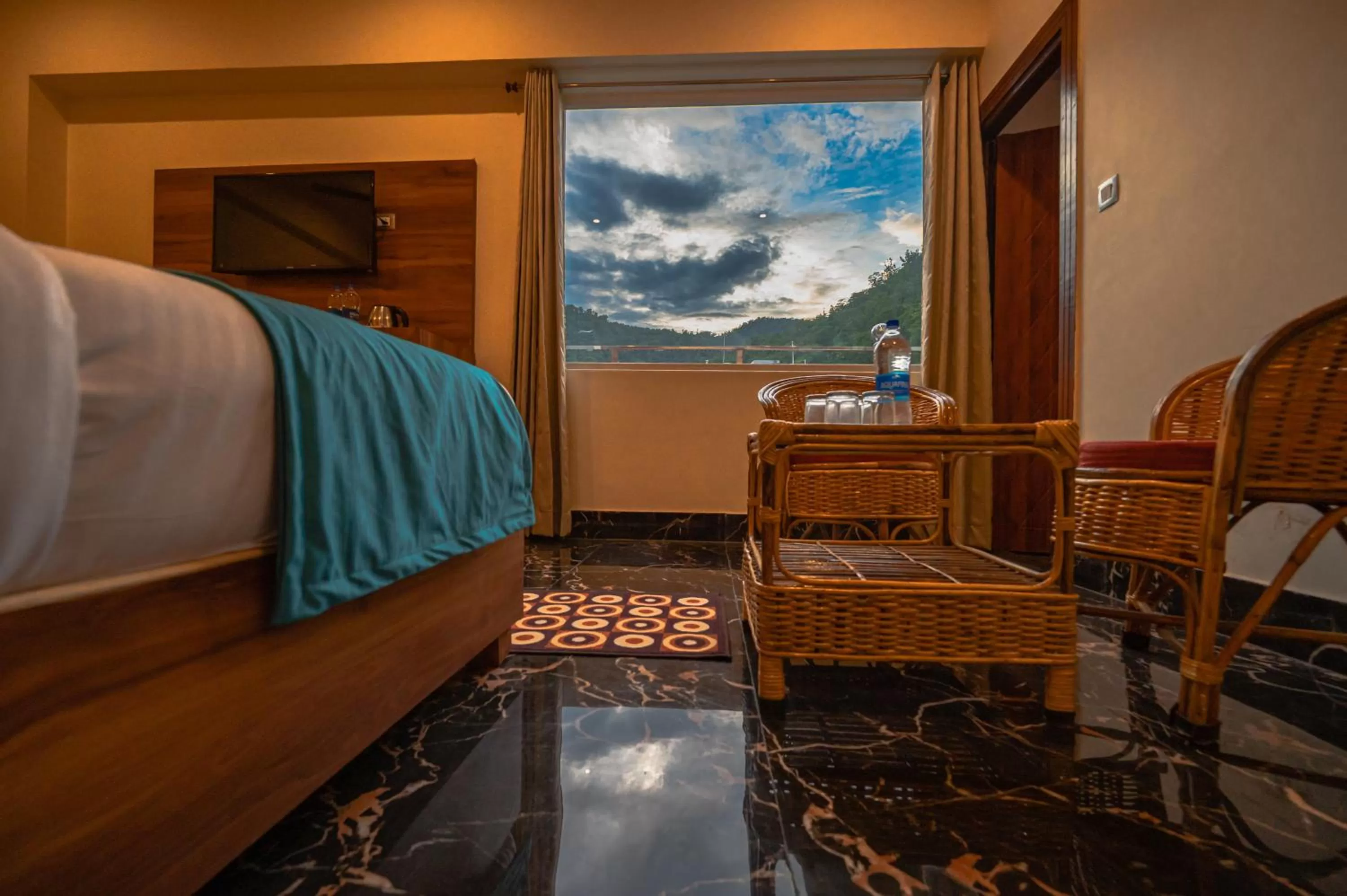 Bedroom, Bed in Hotel Rishikesh Grand by Kool Stays