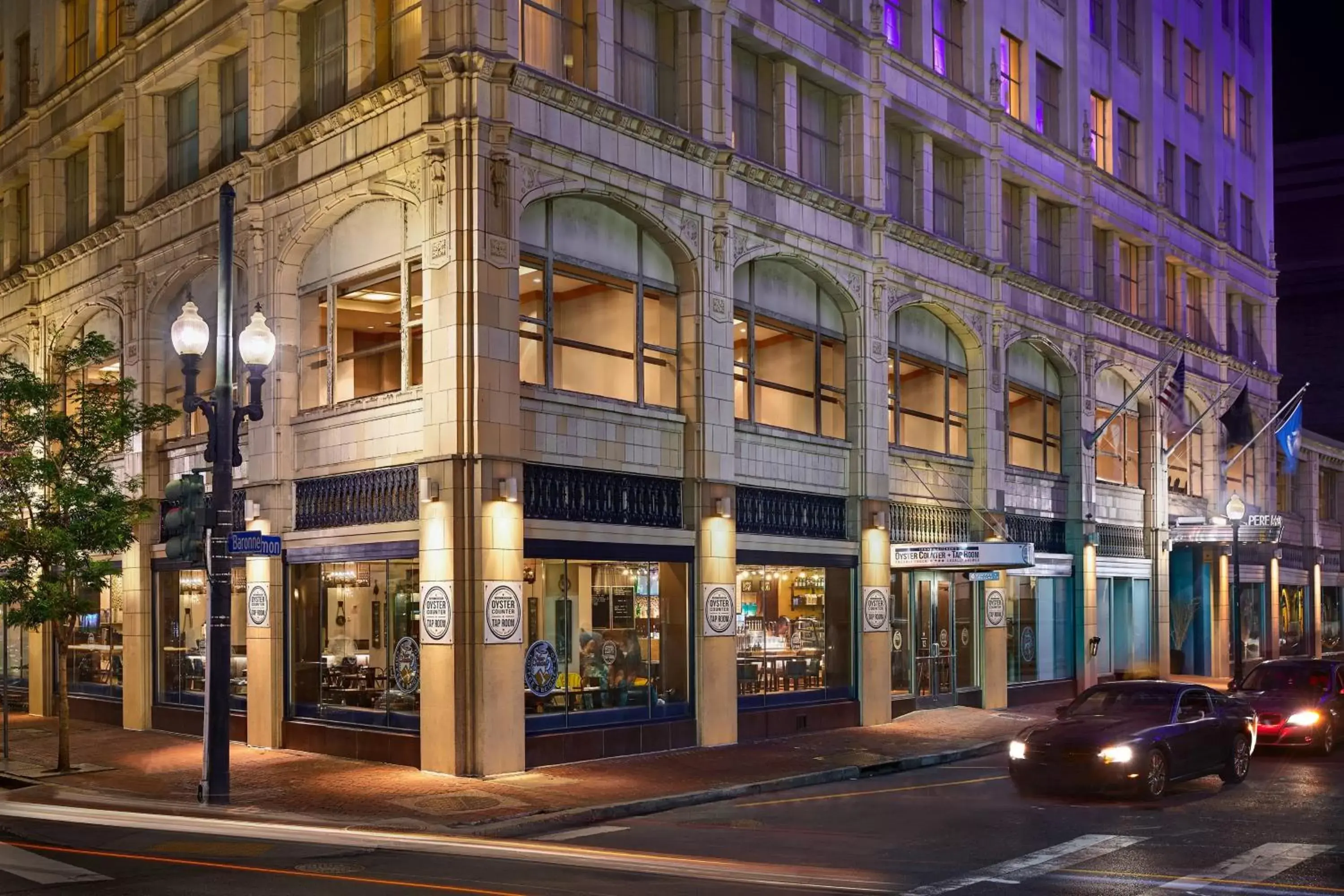 Property Building in Renaissance New Orleans Pere Marquette French Quarter Area Hotel