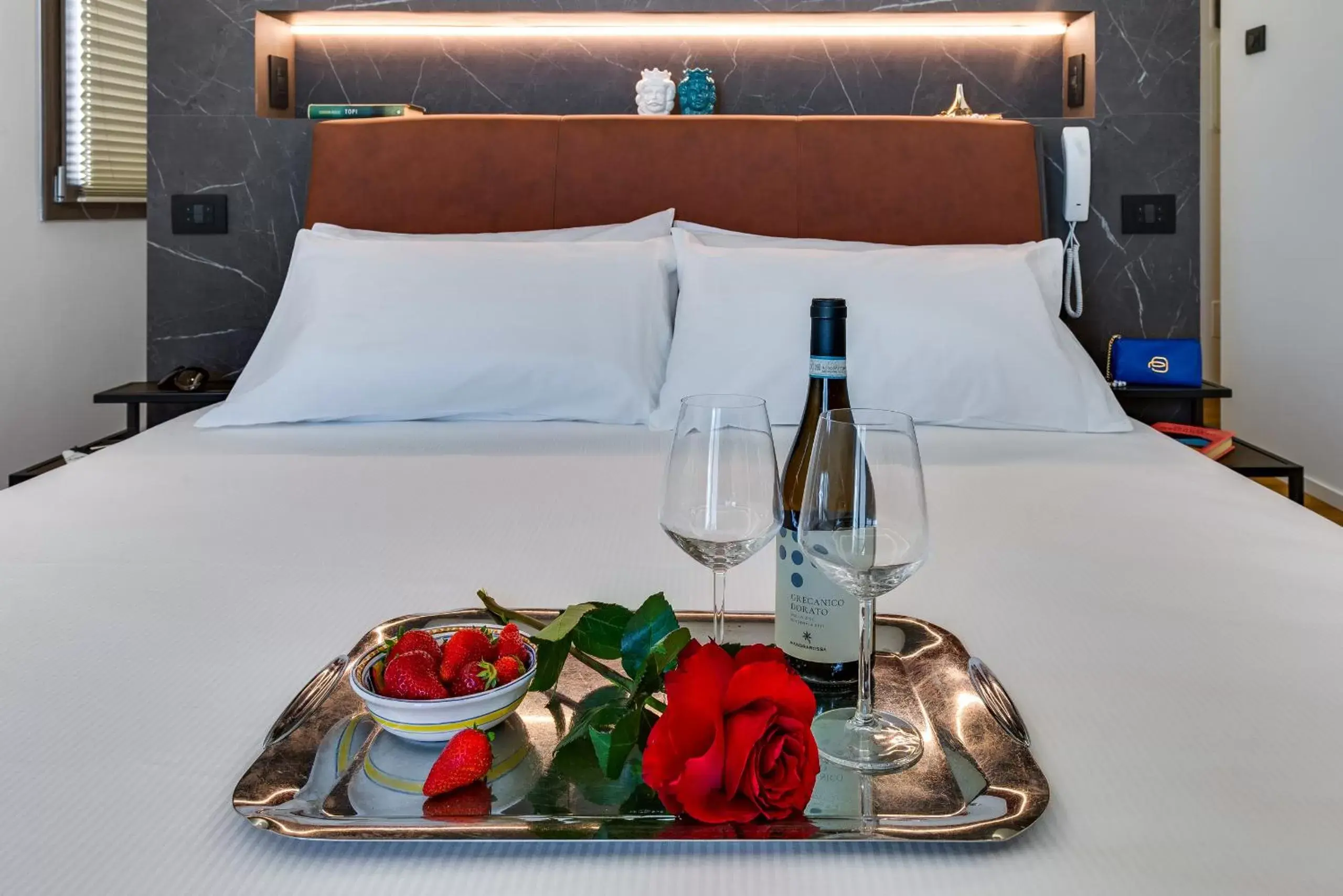 Bed in RoccaRegina Hotel