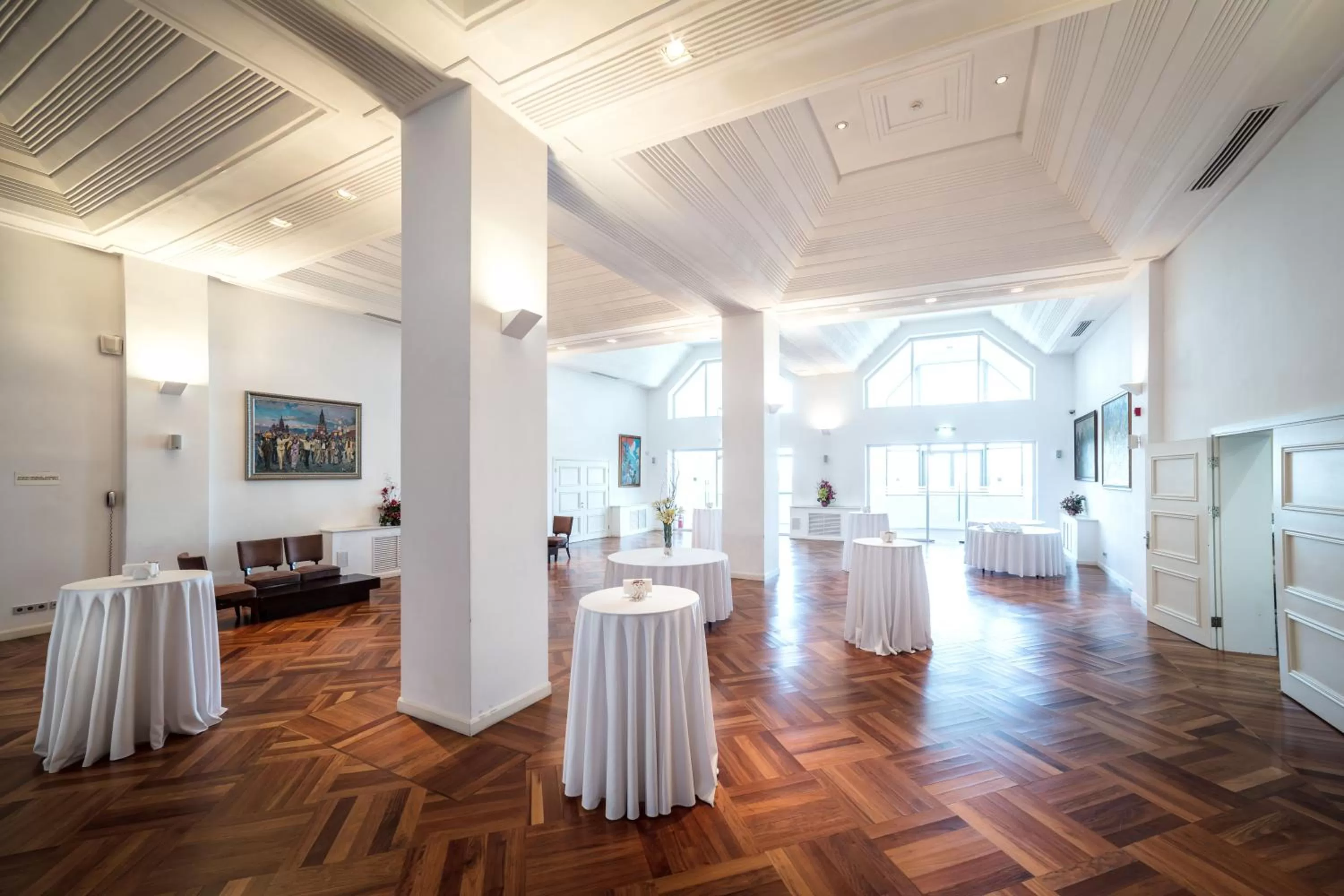 Communal lounge/ TV room in The Dostyk Hotel