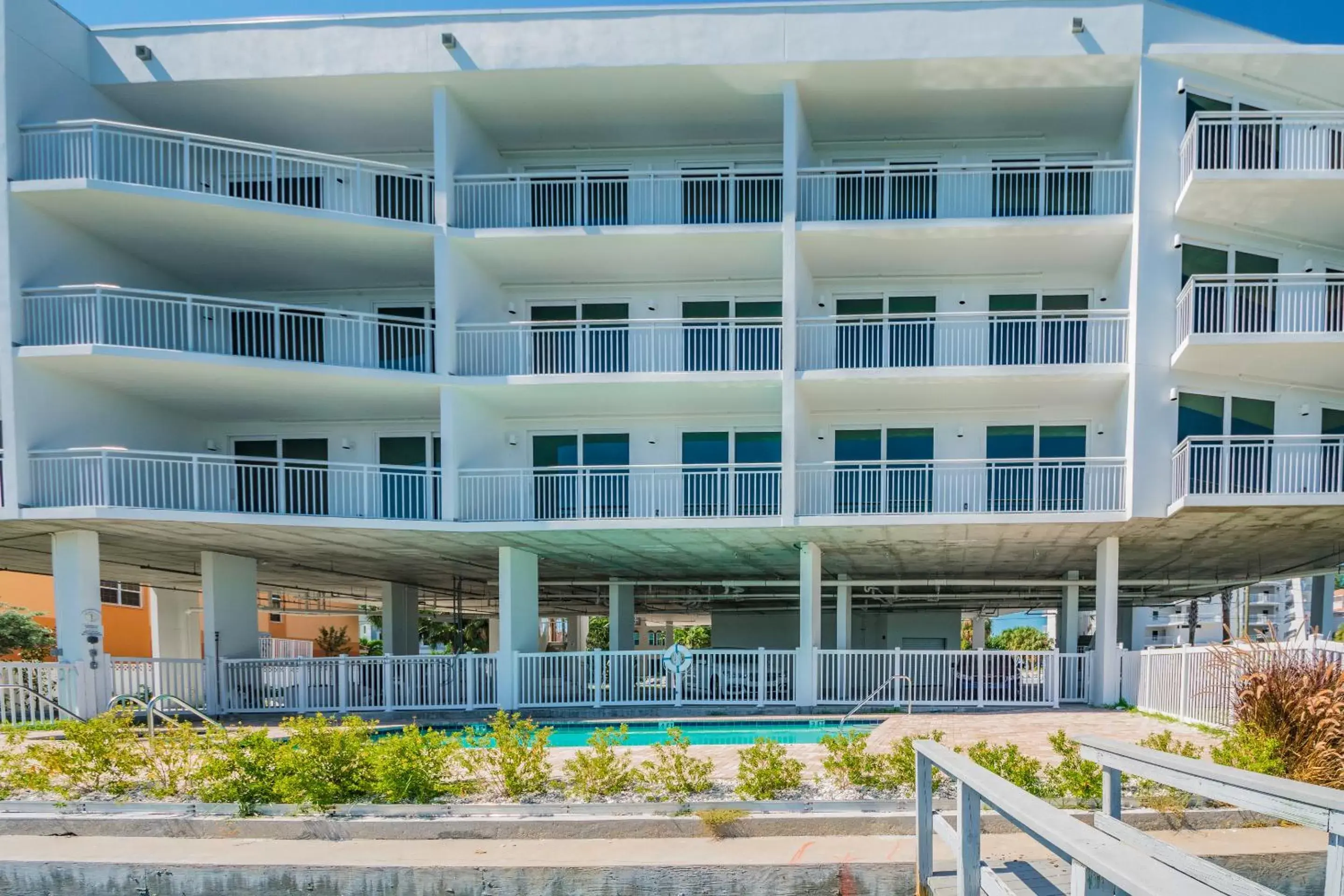 Swimming pool, Property Building in Provident Oceana Beachfront Suites