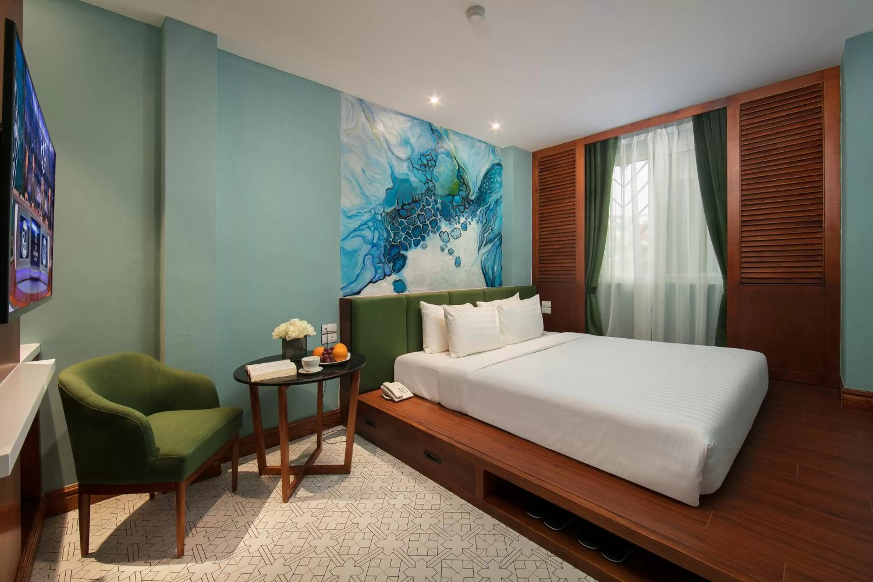 Bed in Hanoi La Selva Central Hotel & Spa