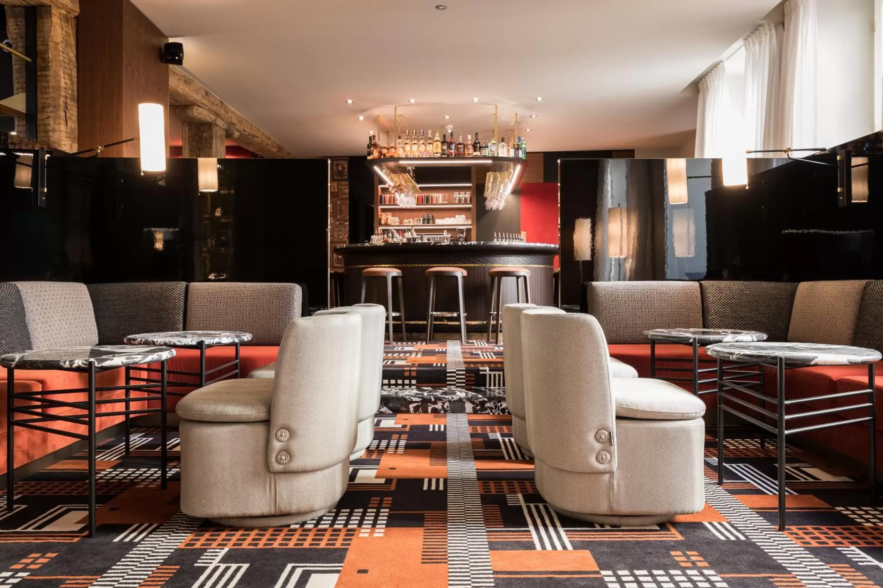 Lounge or bar, Restaurant/Places to Eat in Hotel Le Place d'Armes
