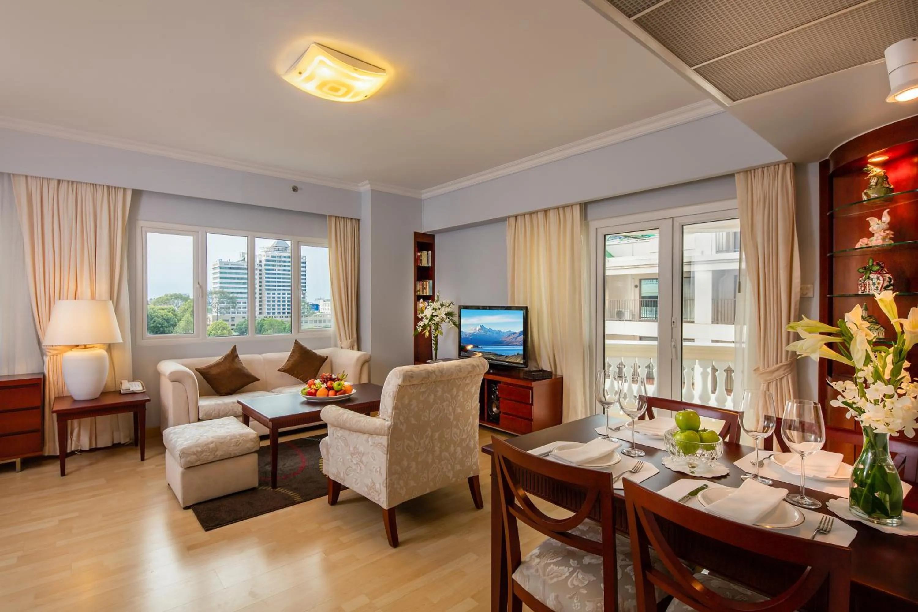 Living room in Norfolk Mansion - Luxury Serviced Apartment