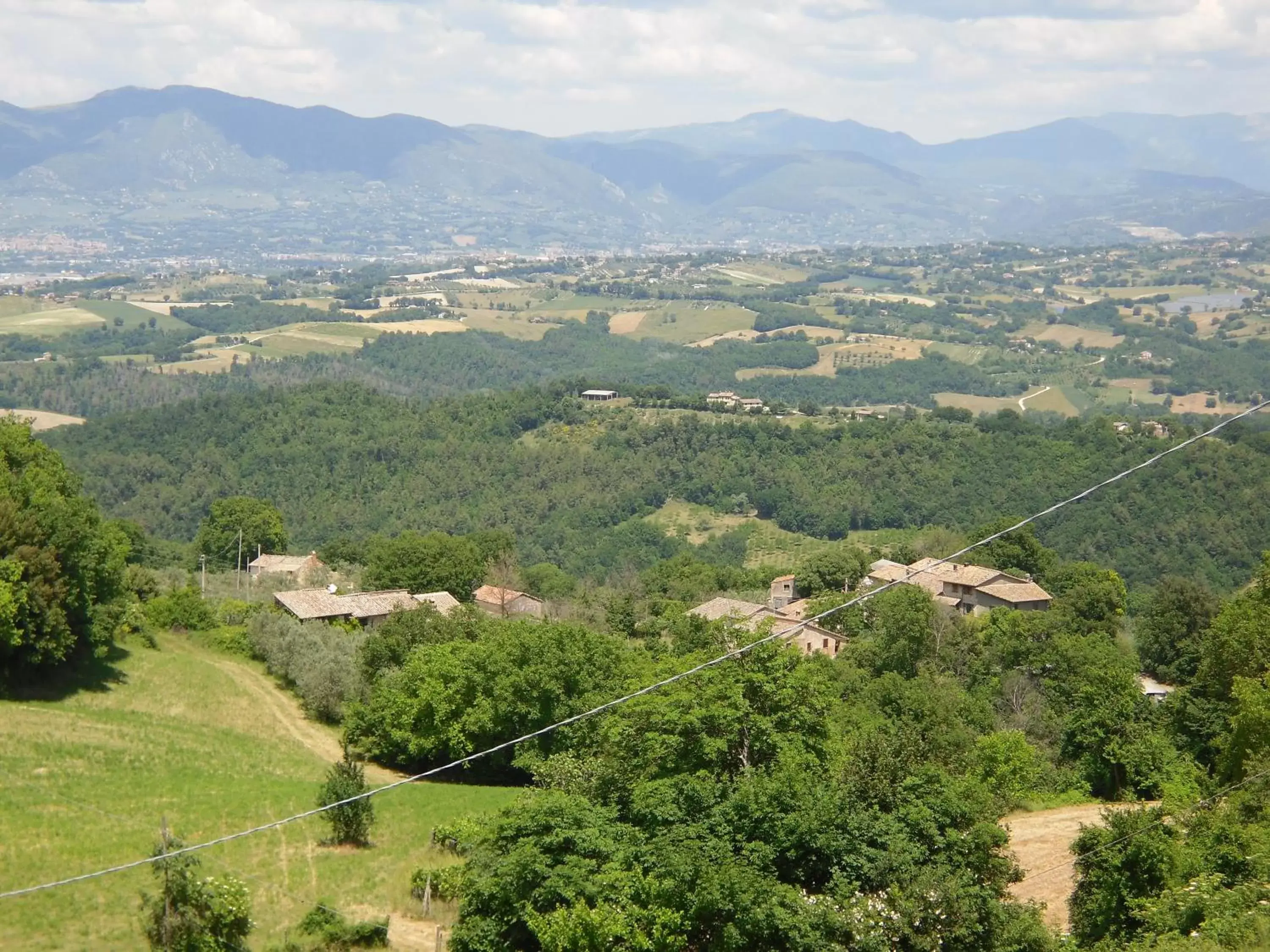 Natural landscape, Bird's-eye View in Montanari Agrivillage