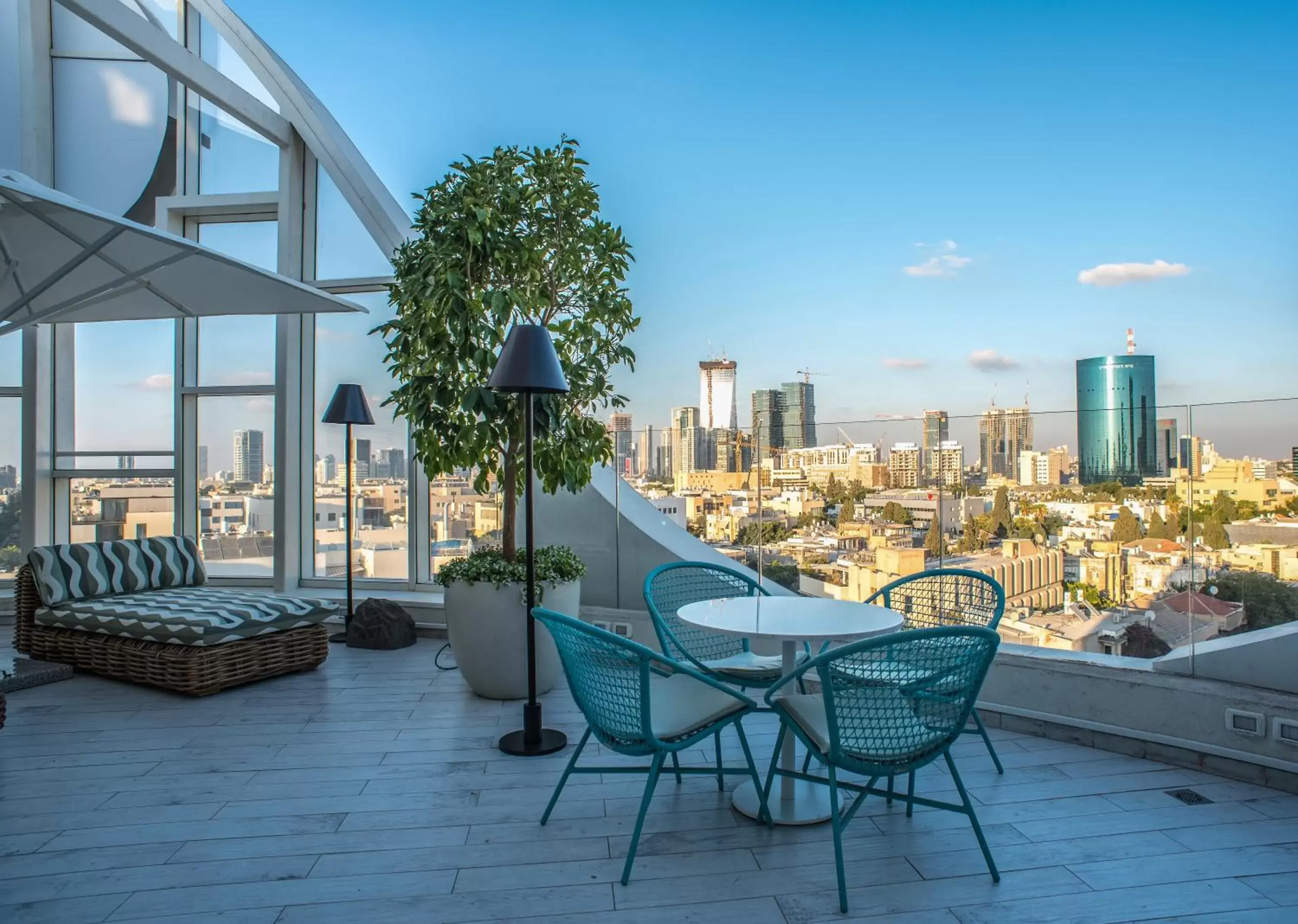 Balcony/Terrace, Patio/Outdoor Area in 65 Hotel, Rothschild Tel Aviv - an Atlas Boutique Hotel