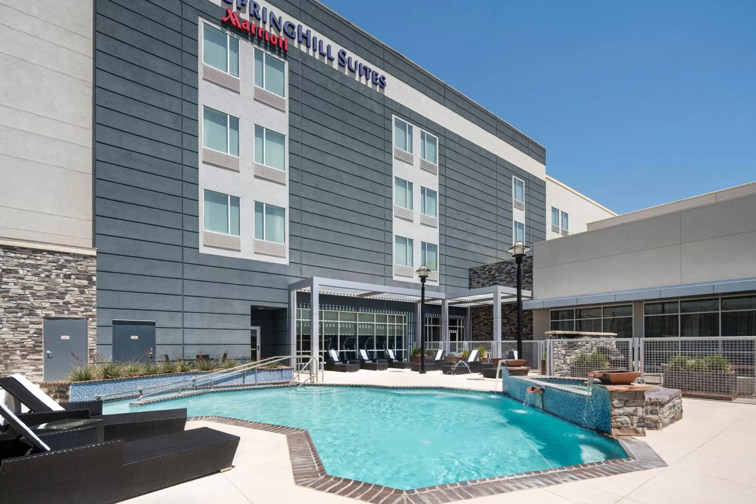 Swimming pool, Property Building in SpringHill Suites by Marriott Midland Odessa