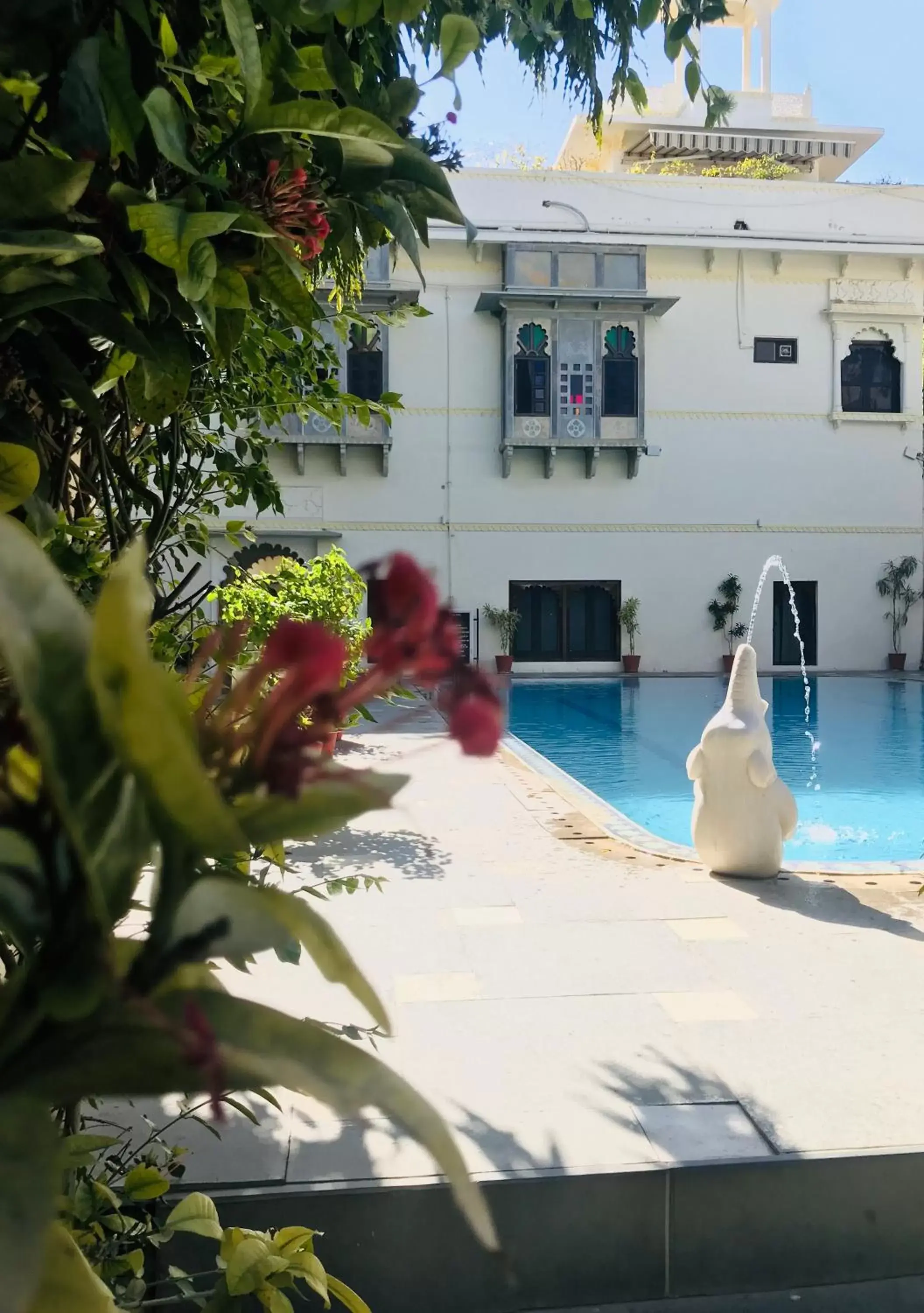 Decorative detail, Swimming Pool in Mahendra Prakash