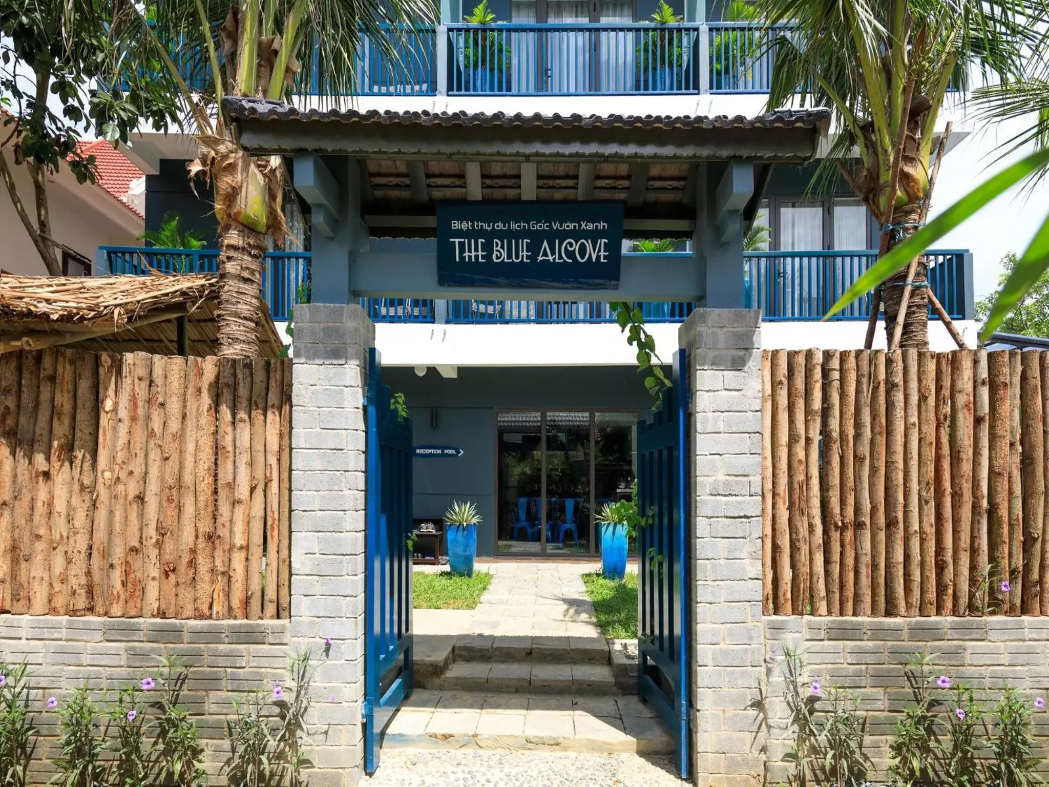 Property building in The Blue Alcove Hotel