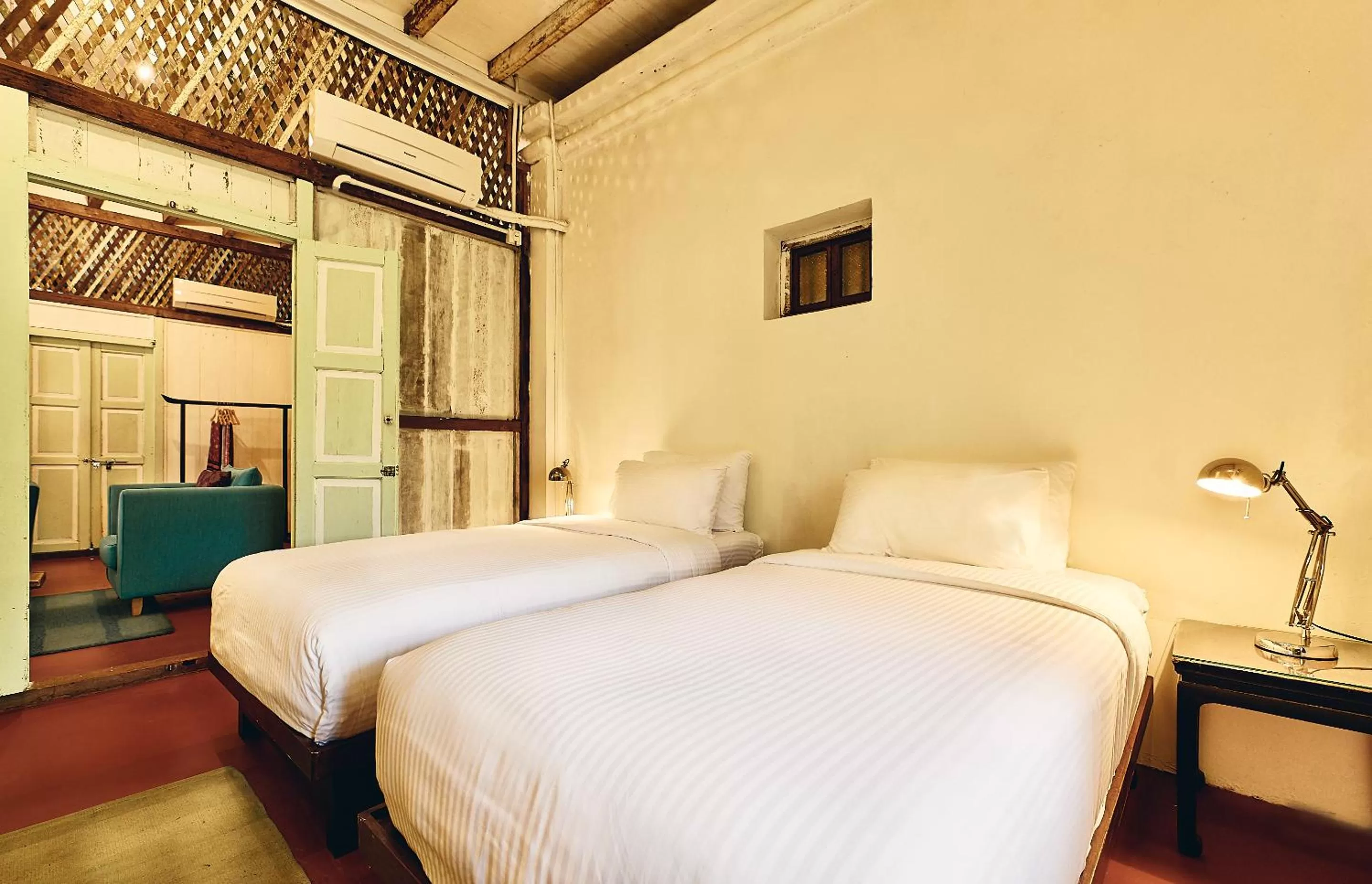 Bed in Temple Tree Resort