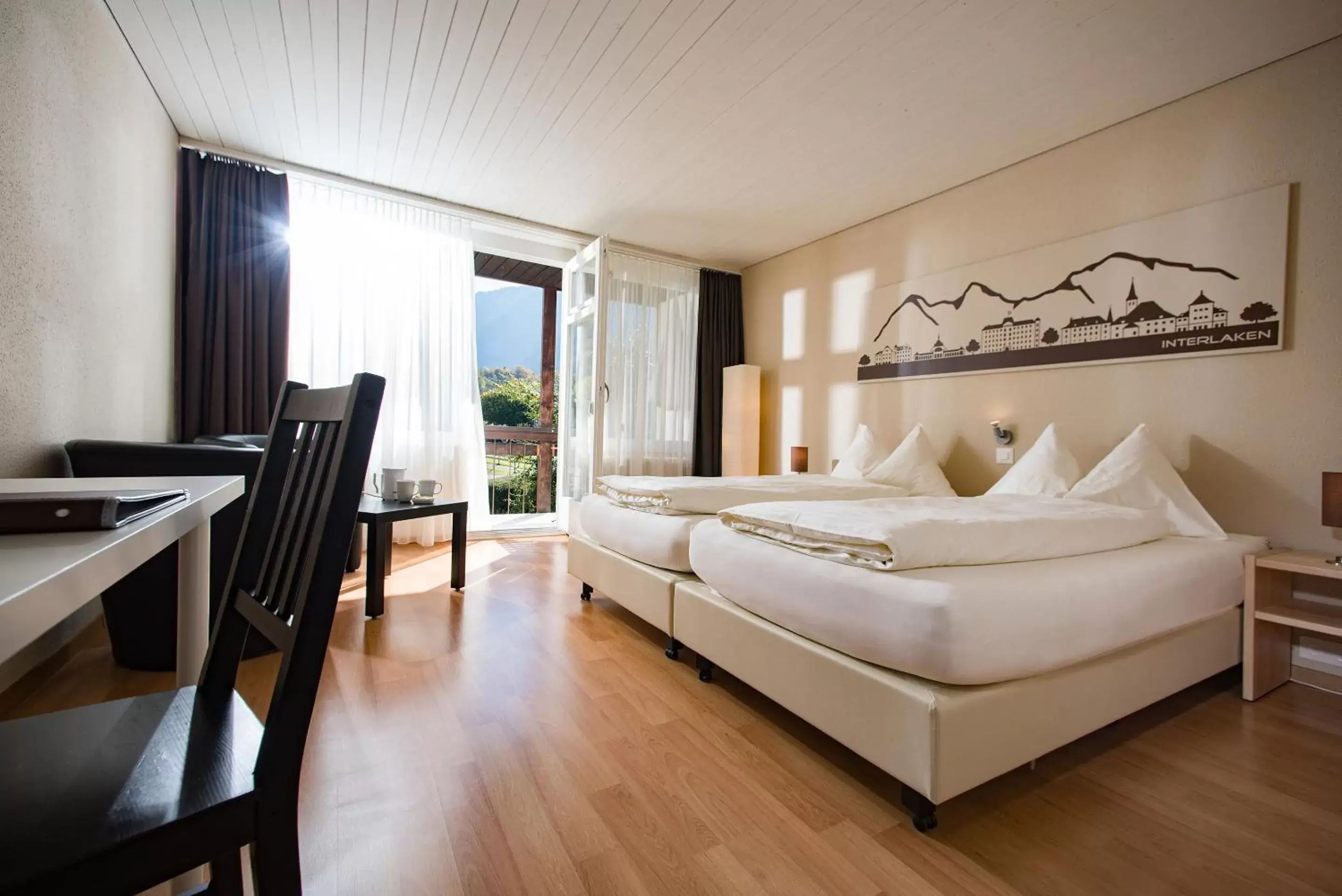 Bedroom in Jungfrau Hotel