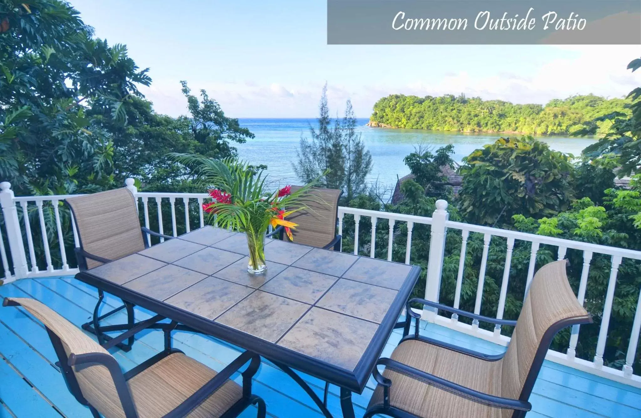 Balcony/Terrace in Moon San Villa at the Blue Lagoon