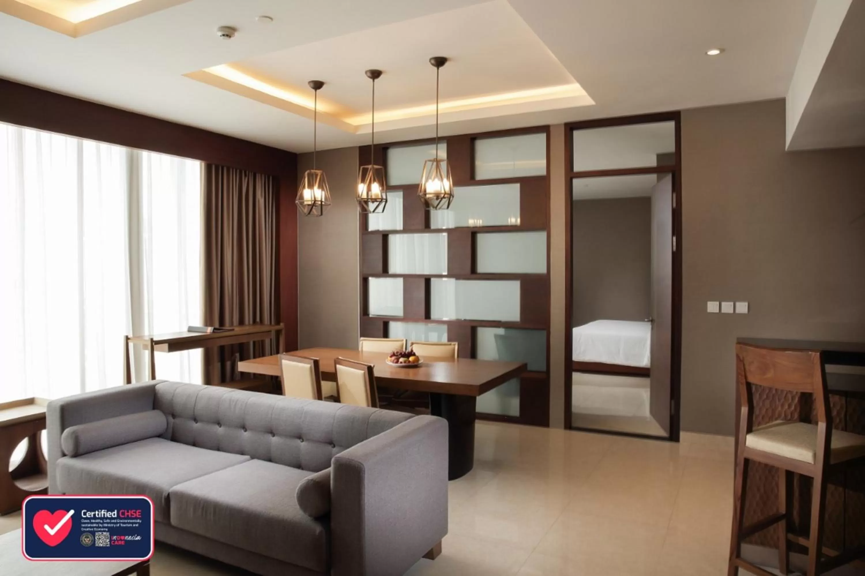 Living room in The Luxton Cirebon Hotel and Convention