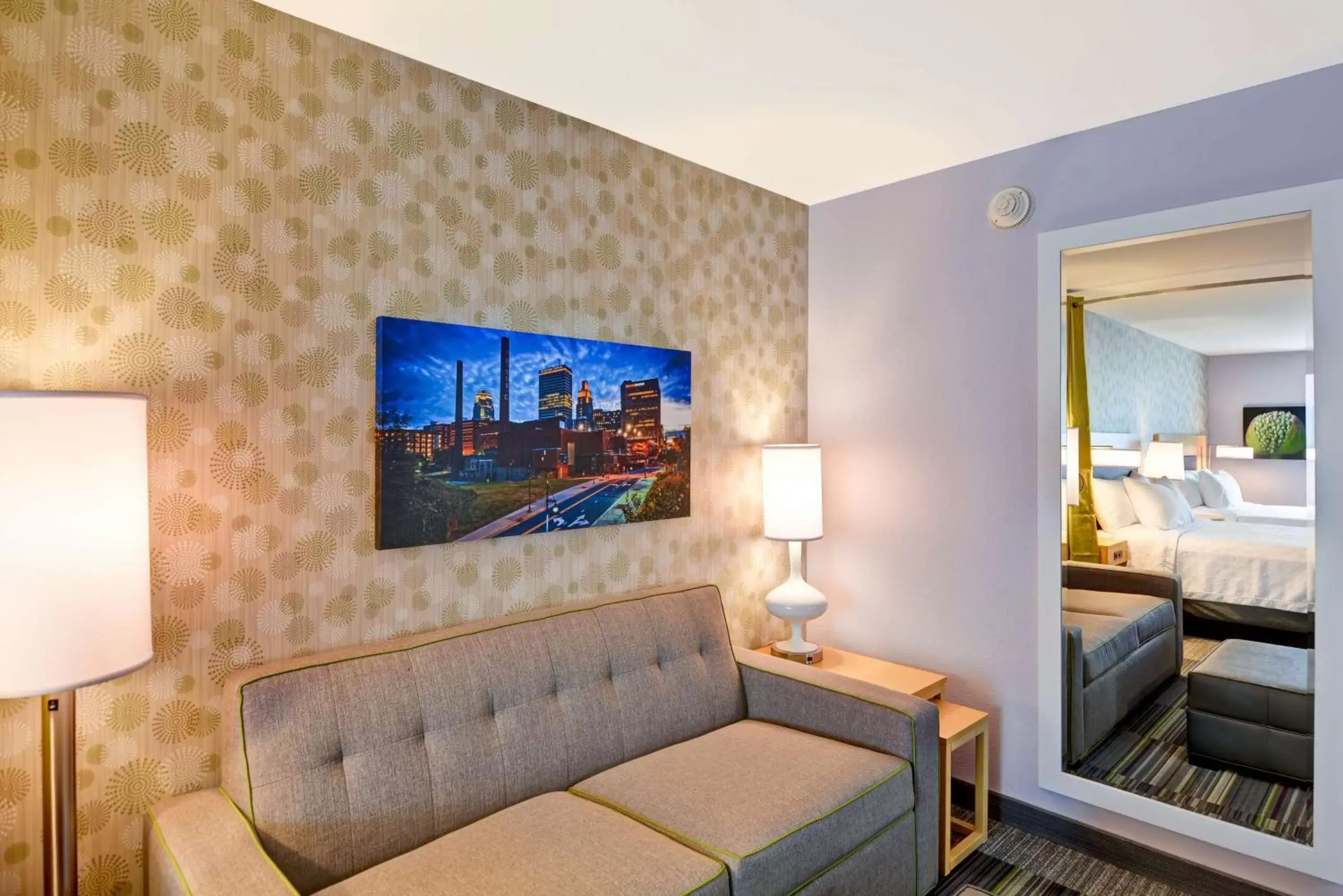 Living room, Seating Area in Home2 Suites By Hilton Winston-Salem Hanes Mall