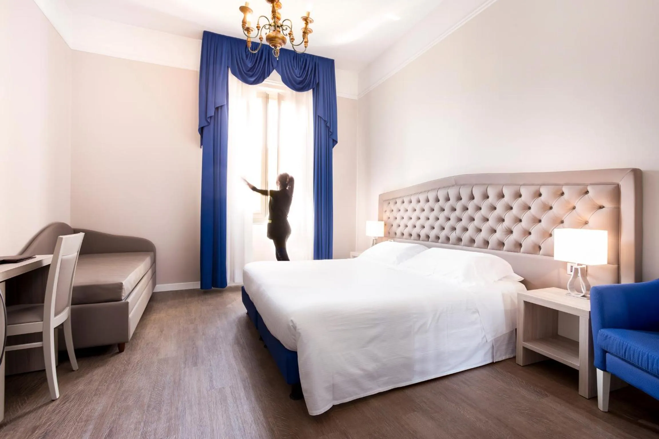 Photo of the whole room, Bed in Hotel Ristorante Ala d'Oro