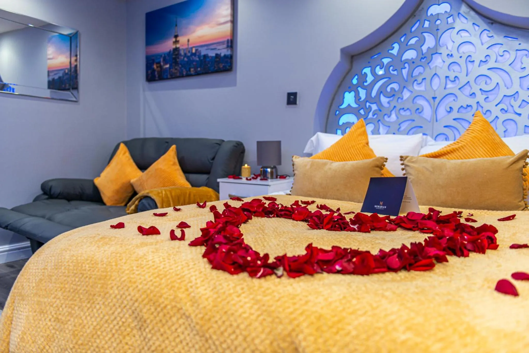 Bed in Meridian Serviced Apartments