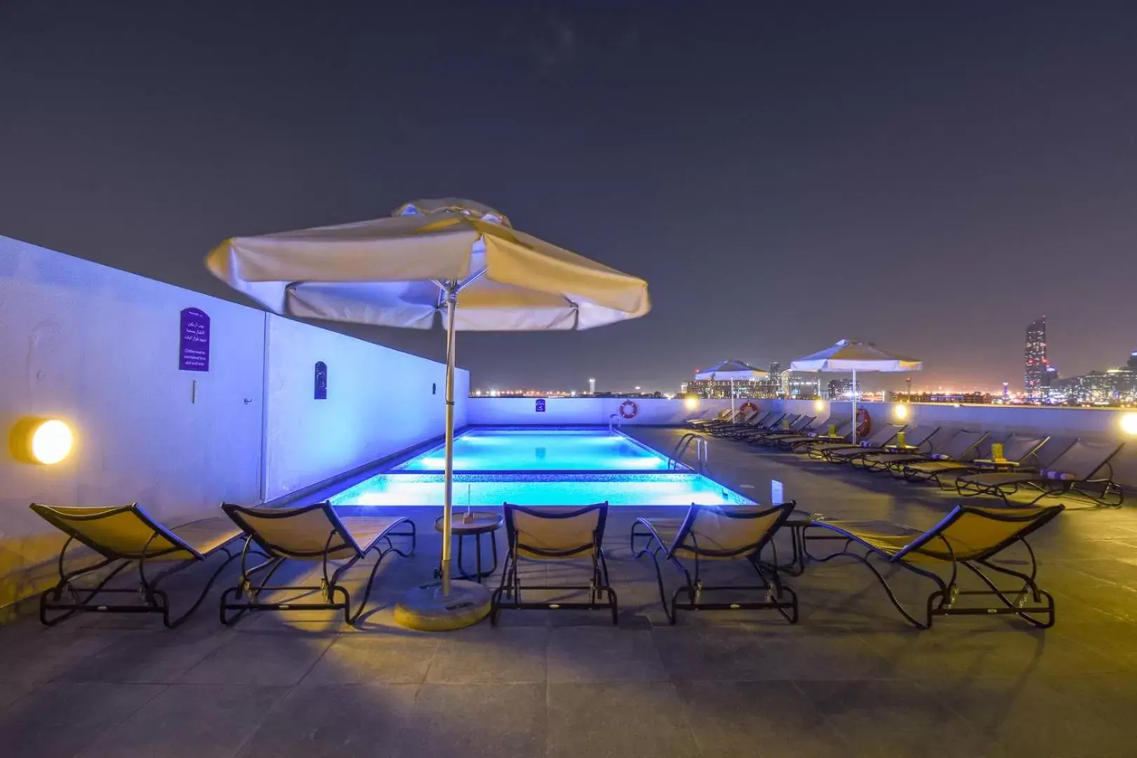 Pool view, Swimming Pool in Premier Inn Dubai International Airport