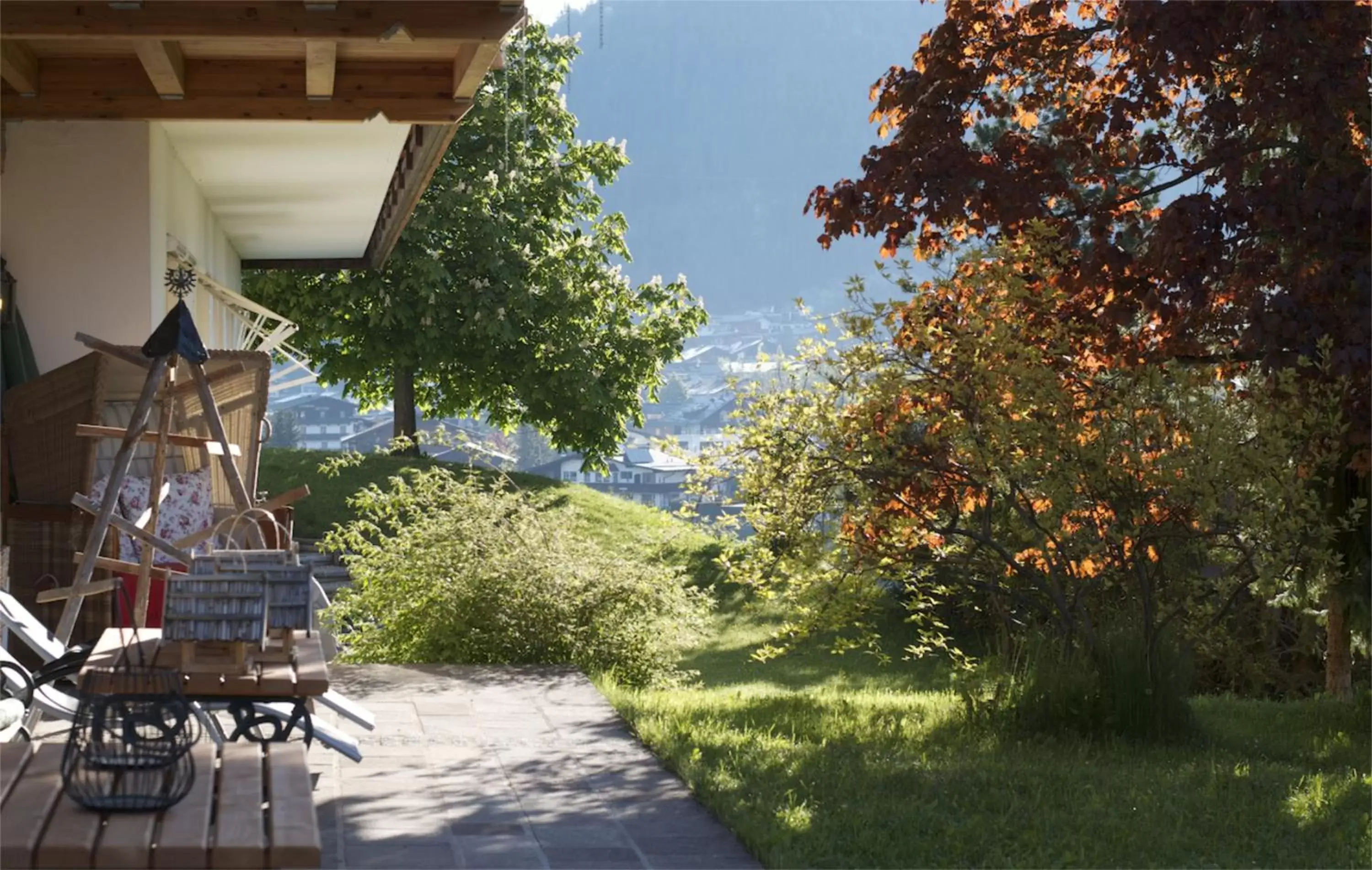 Patio in Hotel Seelos