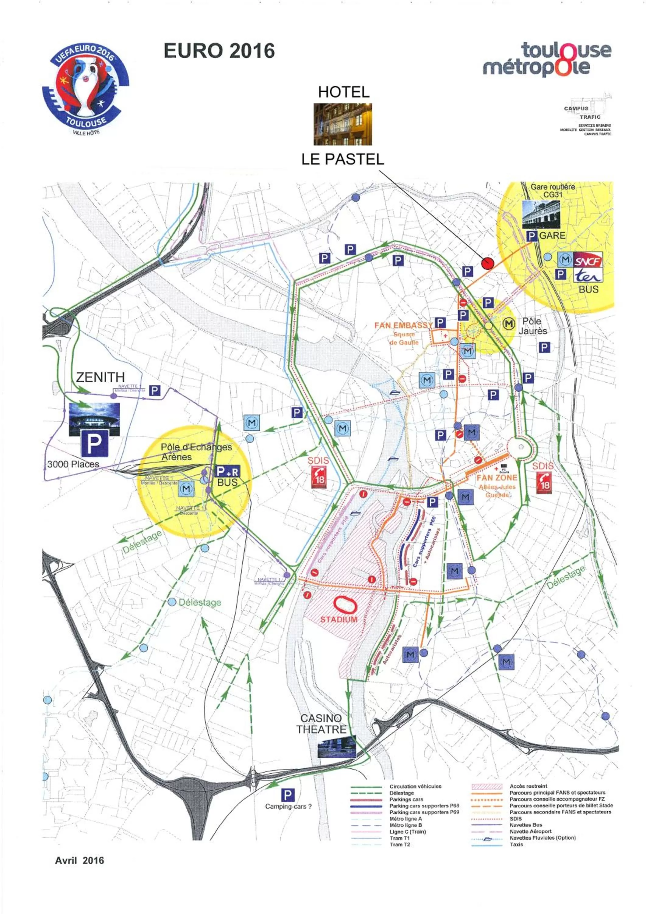 Off site in Hôtel le Pastel