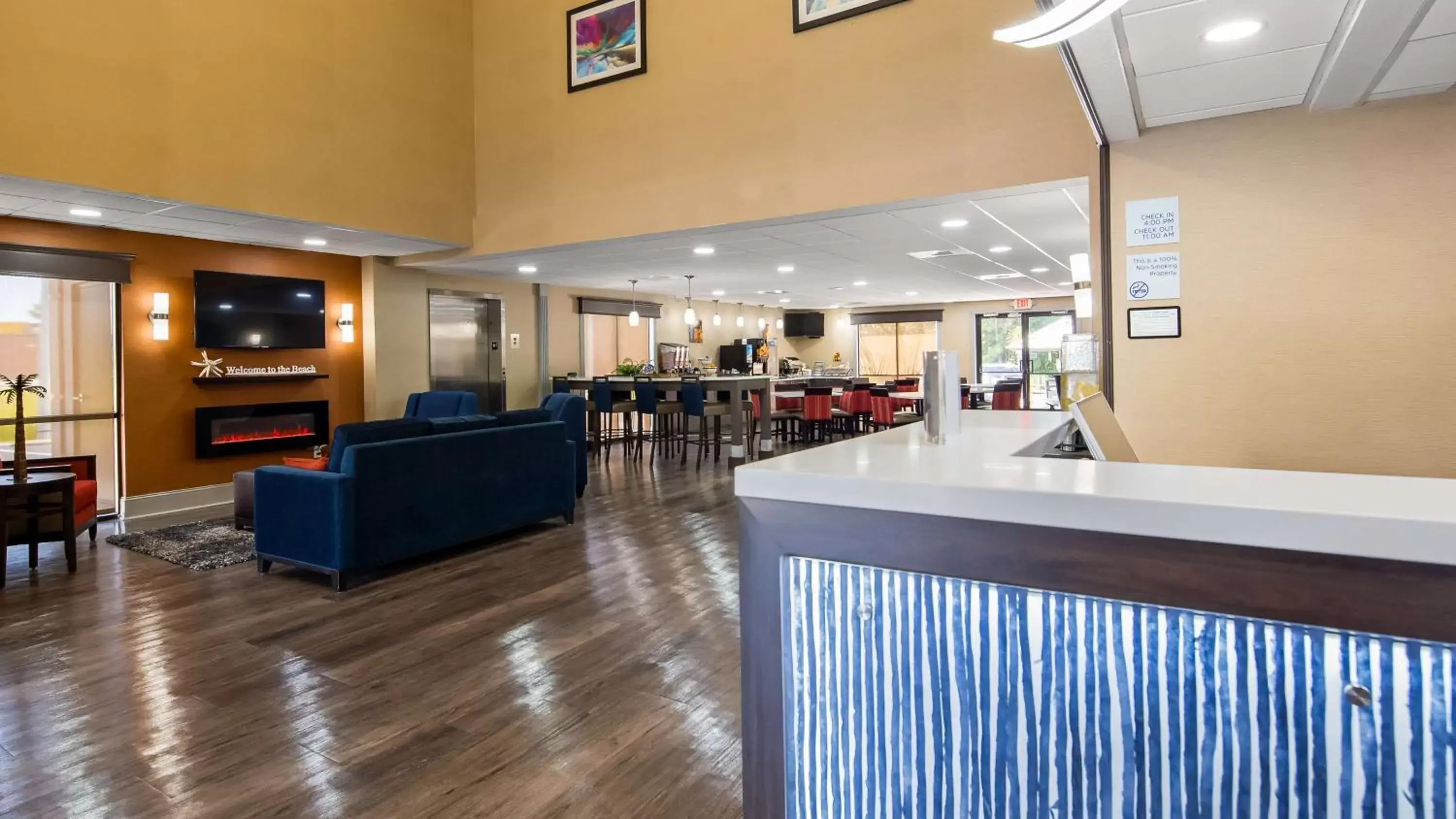 Lobby or reception, Lobby/Reception in Best Western Shallotte / Ocean Isle Beach Hotel