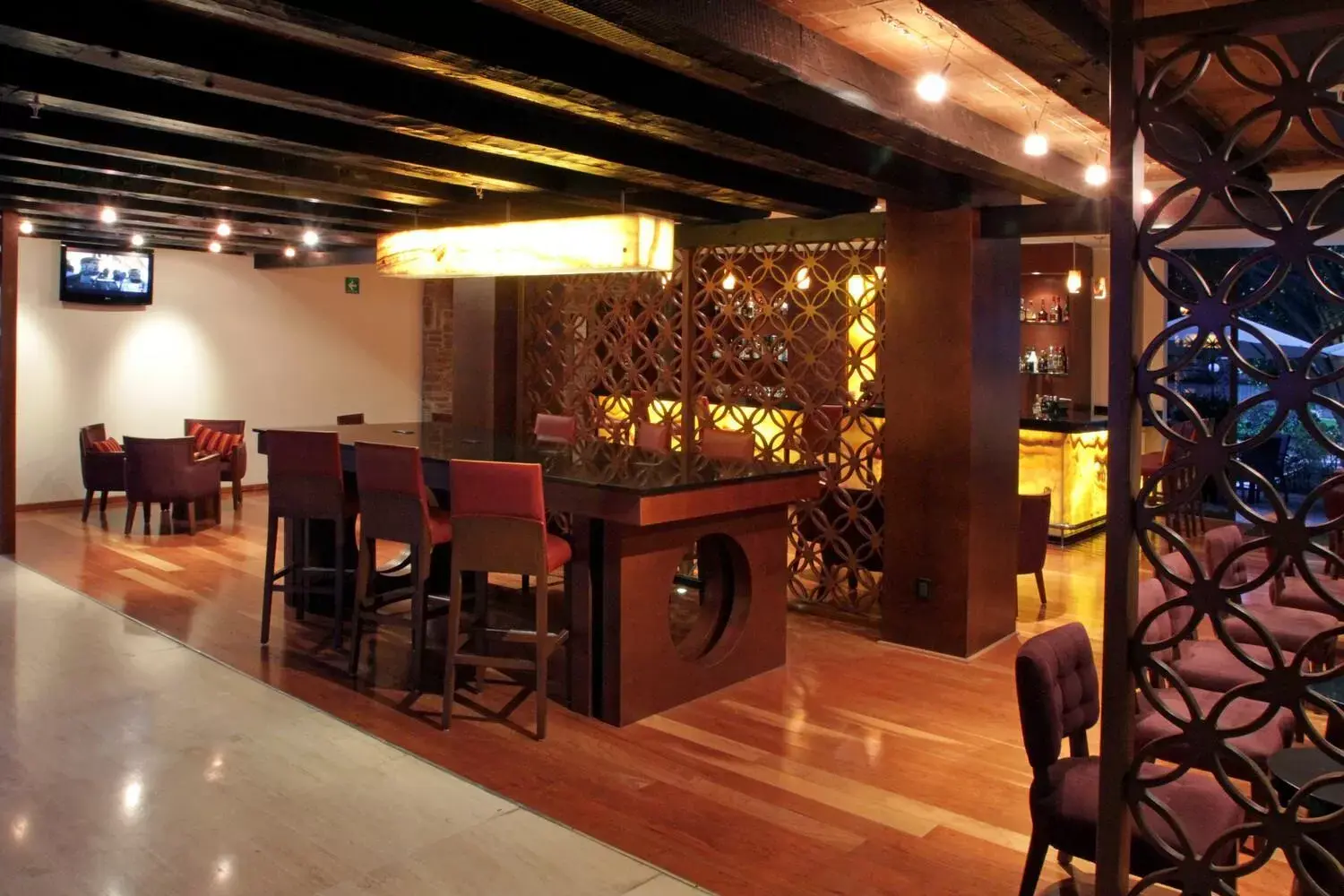 Lounge or bar in Marriott Puebla Hotel Meson del Angel