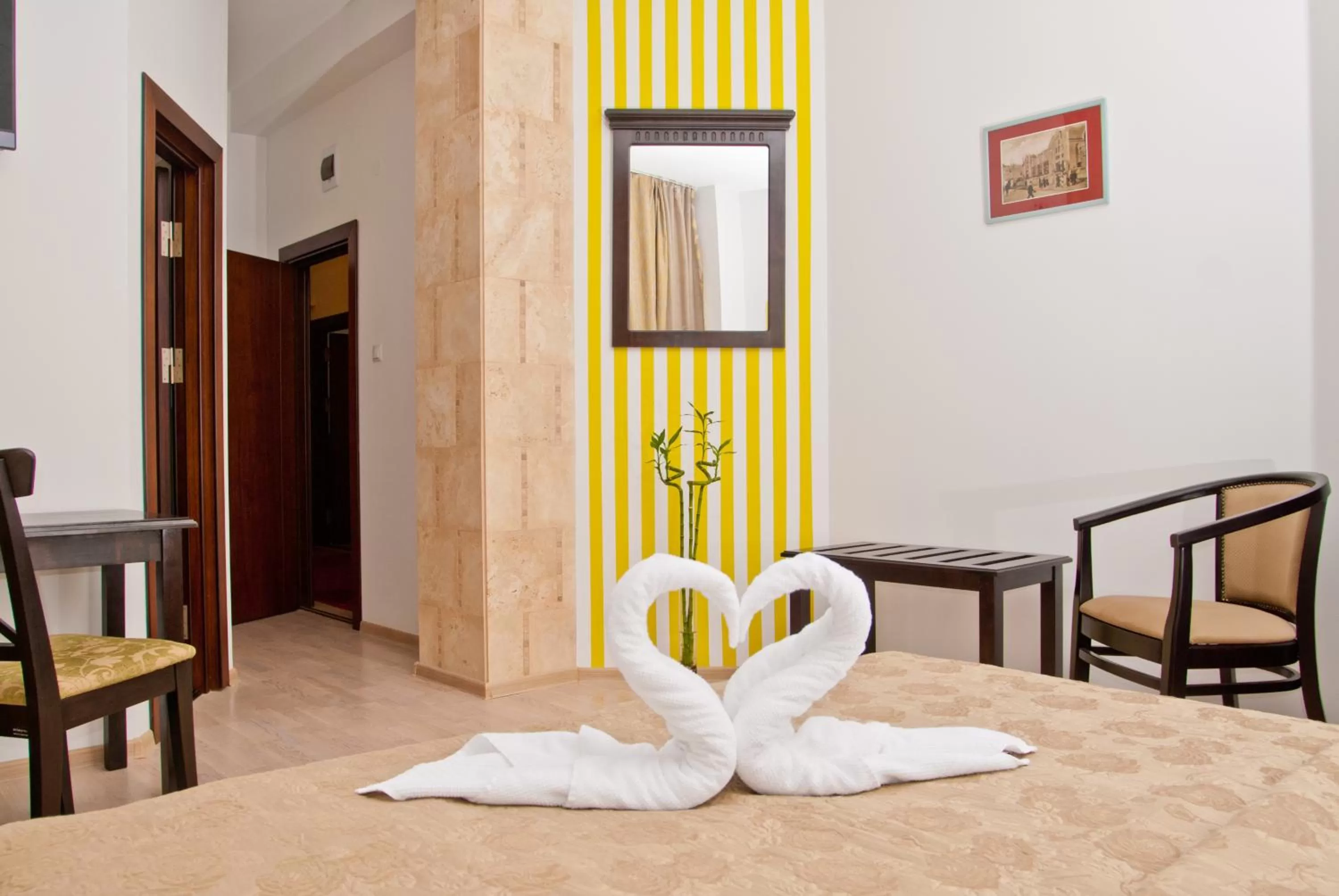 Decorative detail, Bed in Hotel Belleville