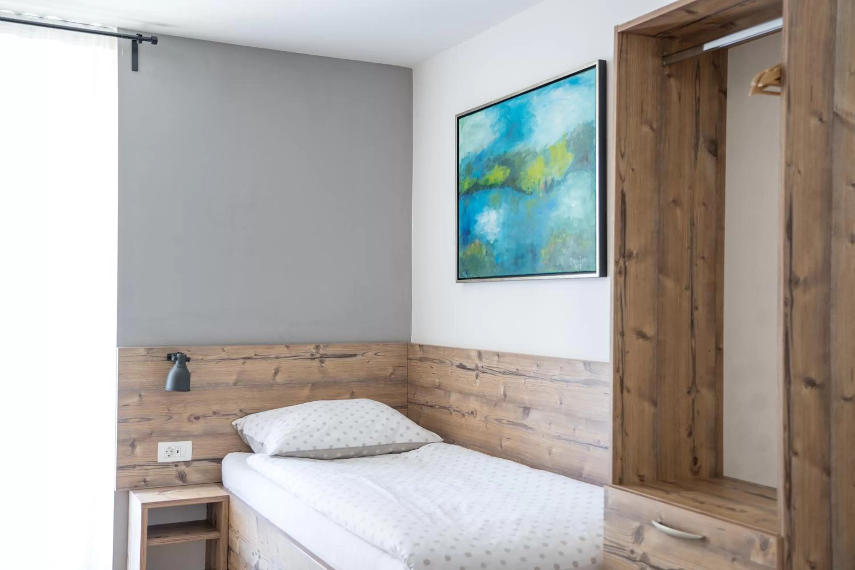 Bed in Hiša Poljana Rooms