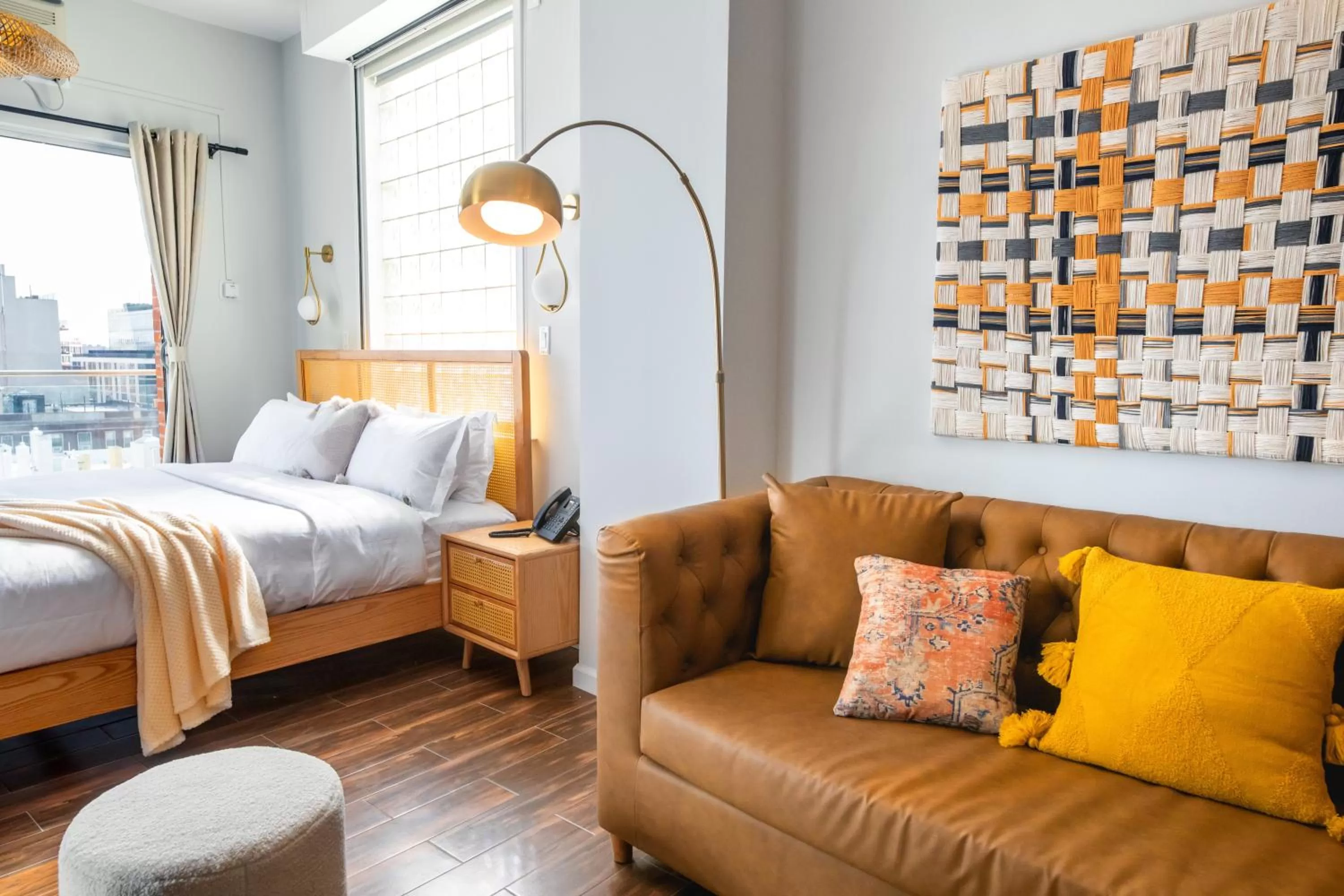 Bed in The Modernist Hotel