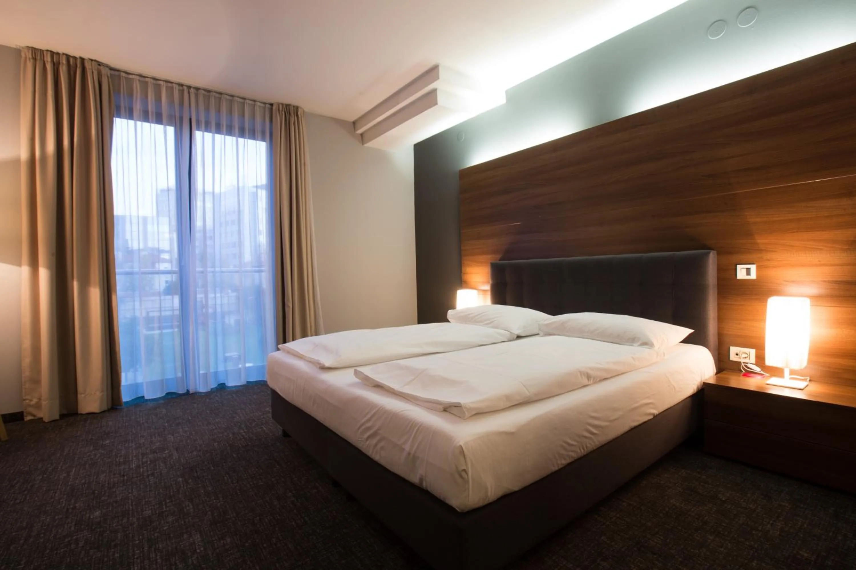 Bedroom, Bed in Hotel Sliško