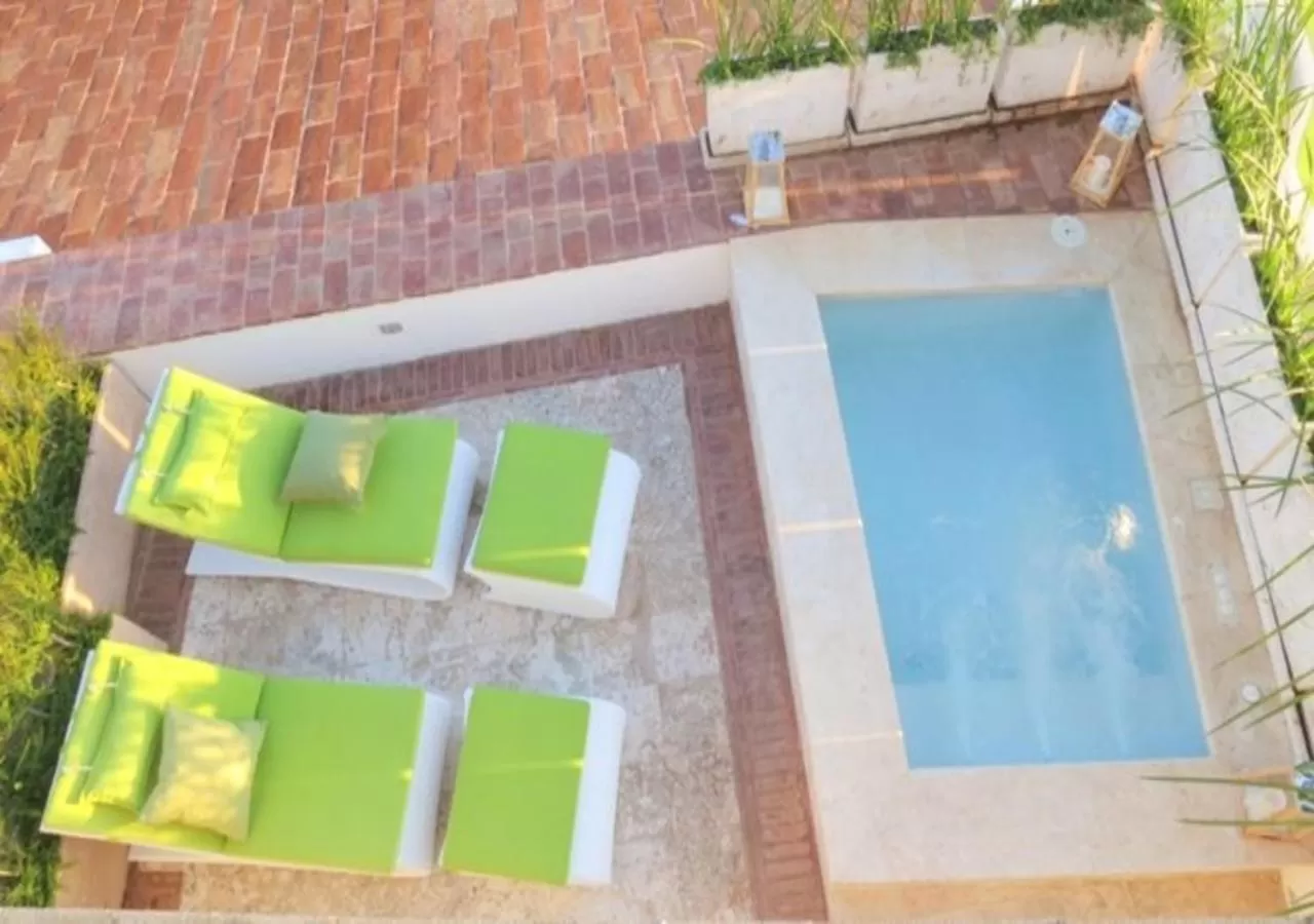 sunbed in Billini Hotel, Historic Luxury