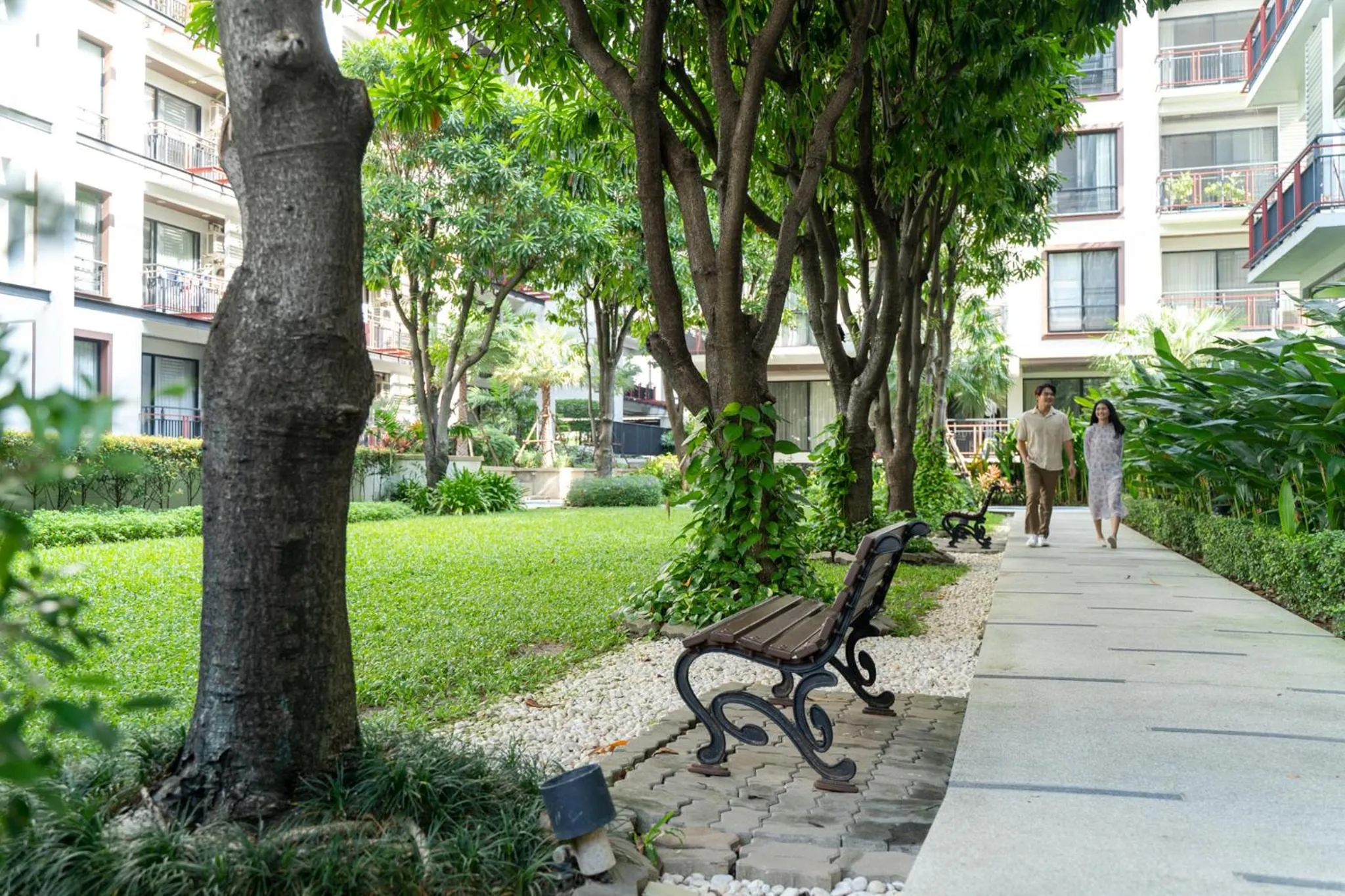 Garden in Amanta Hotel & Residence Ratchada