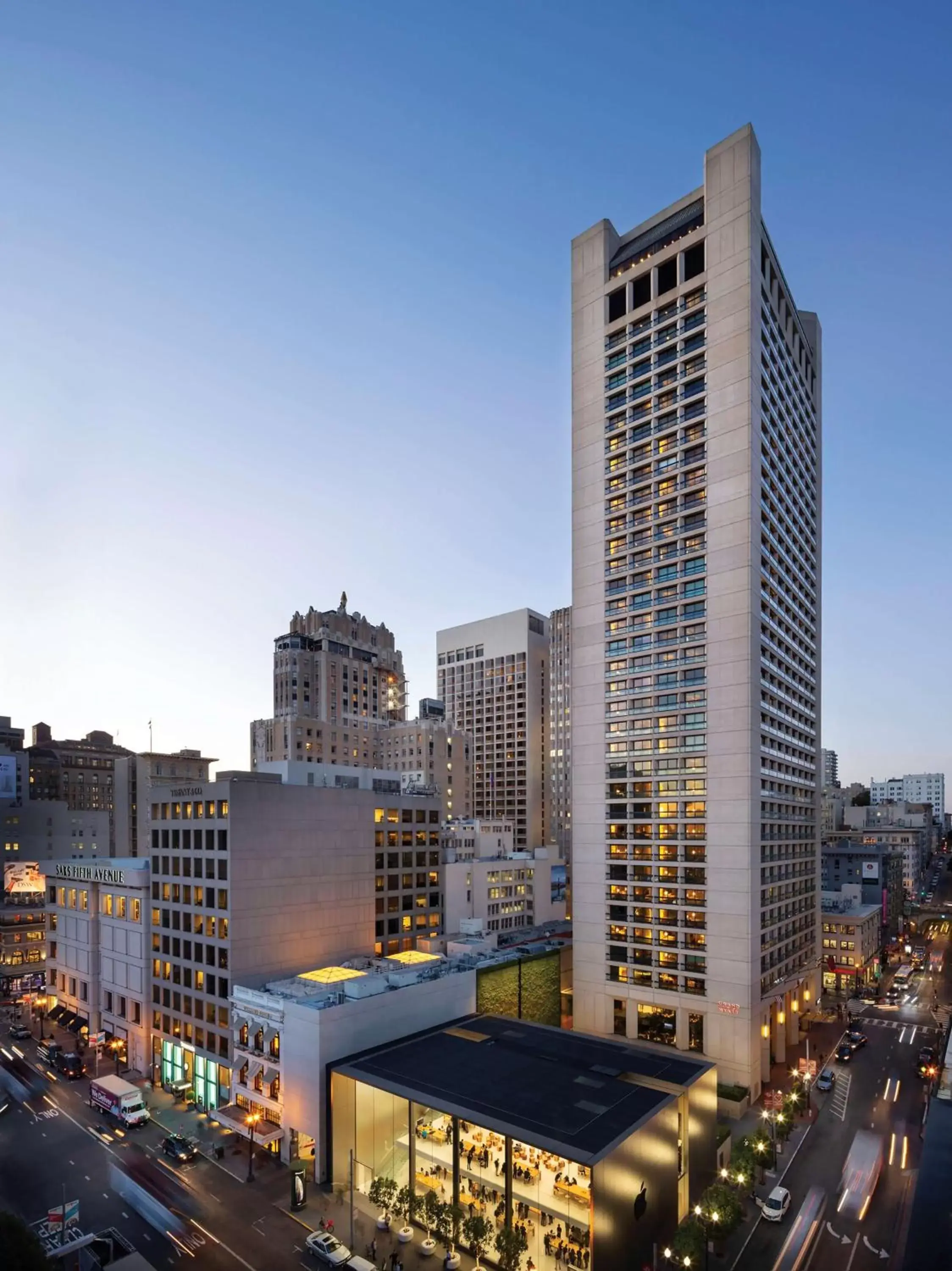 Property building in Grand Hyatt San Francisco Union Square